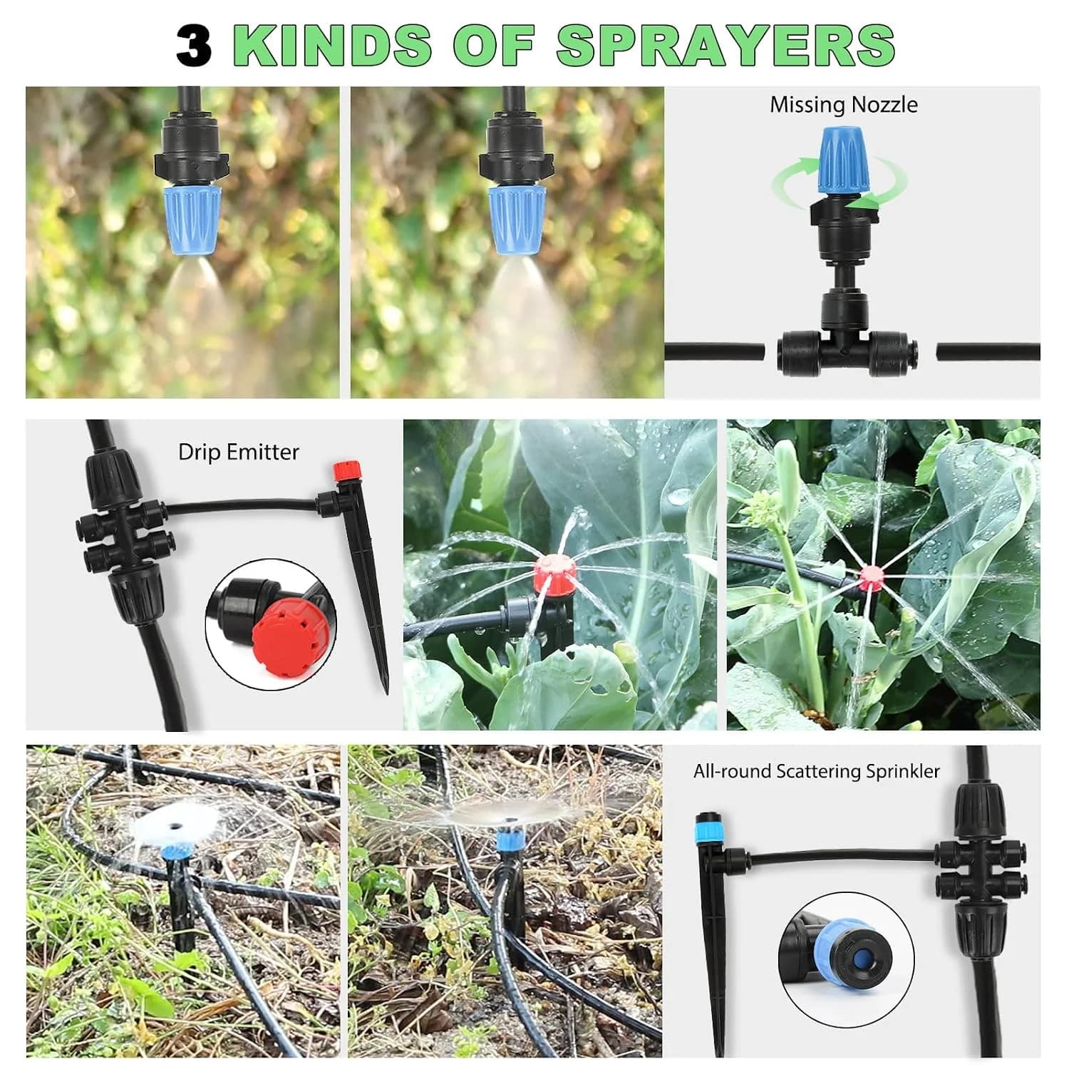 IrriNex 300 sq ft Drip Irrigation System Kit component view 3