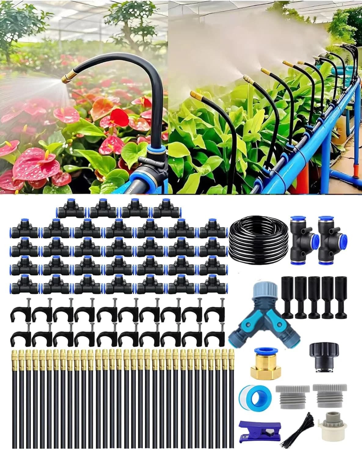 IrriNex 100 ft Drip Irrigation System Kit 165 FT option view 1