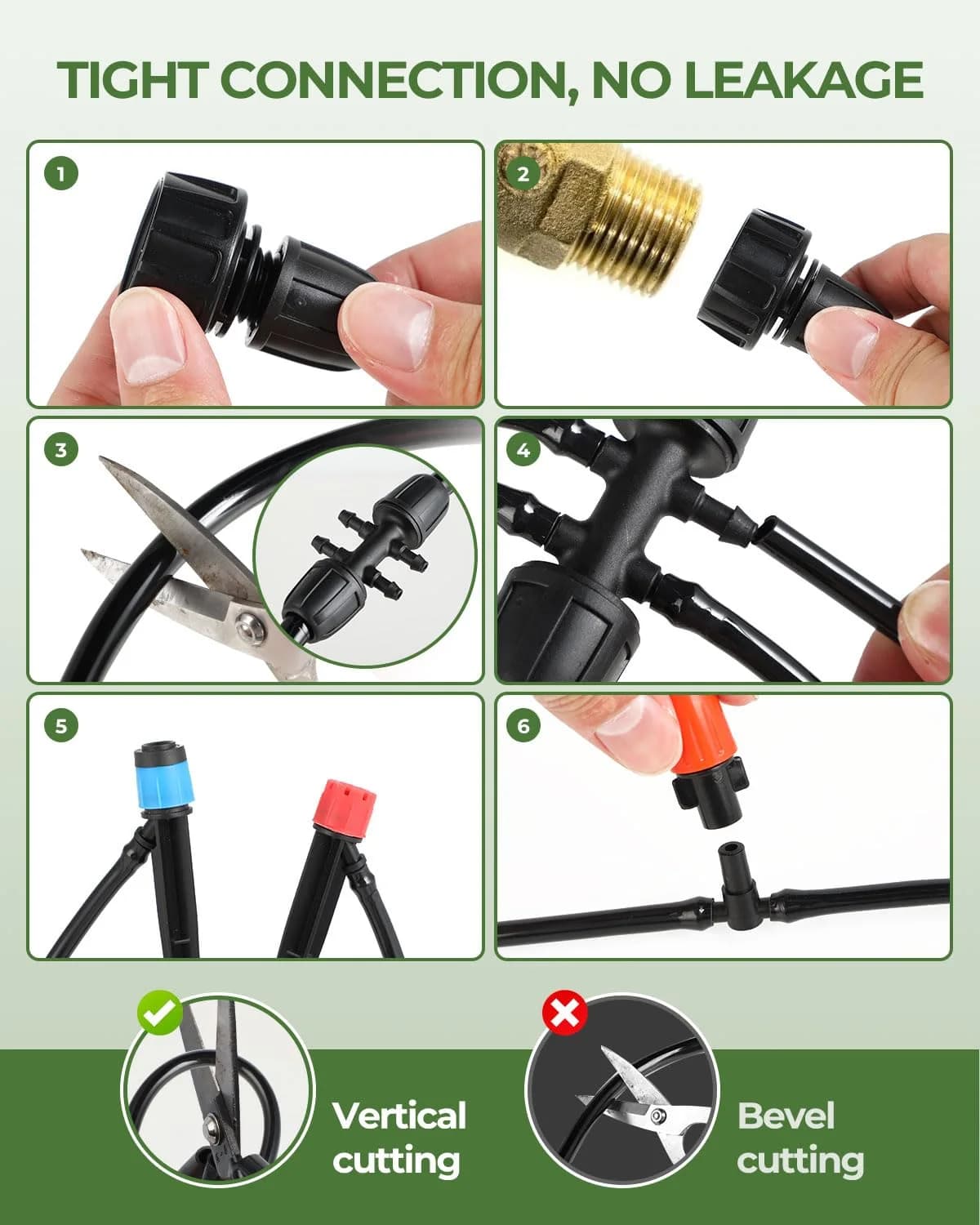 IrriNex 230 ft Drip Irrigation System Kit component view 7