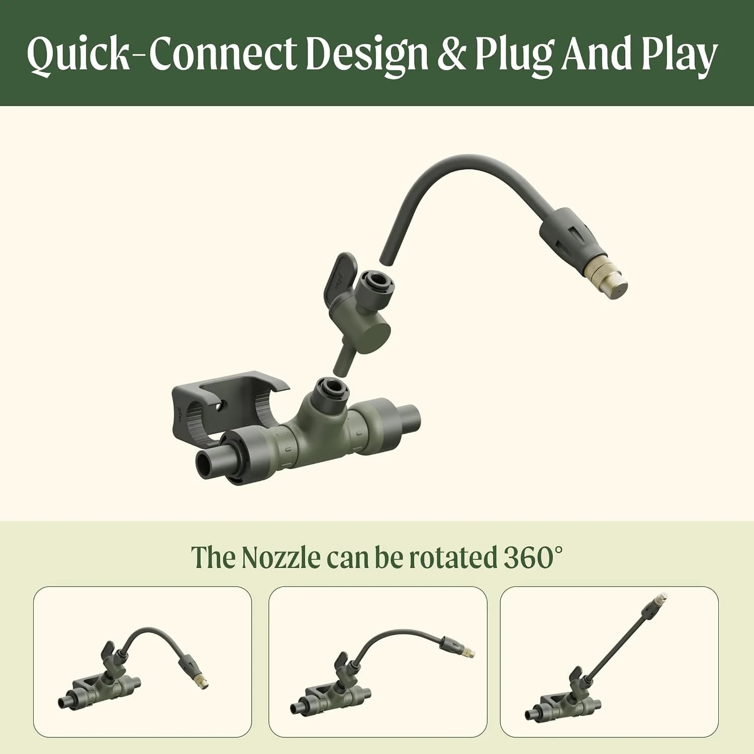 IrriNex 25 ft Drip Irrigation System Kit component view 2