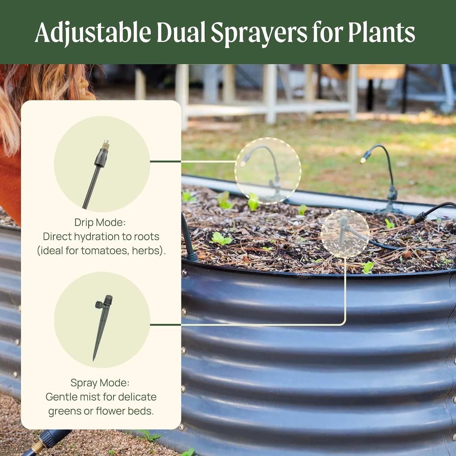 IrriNex 25 ft Drip Irrigation System Kit component view 3