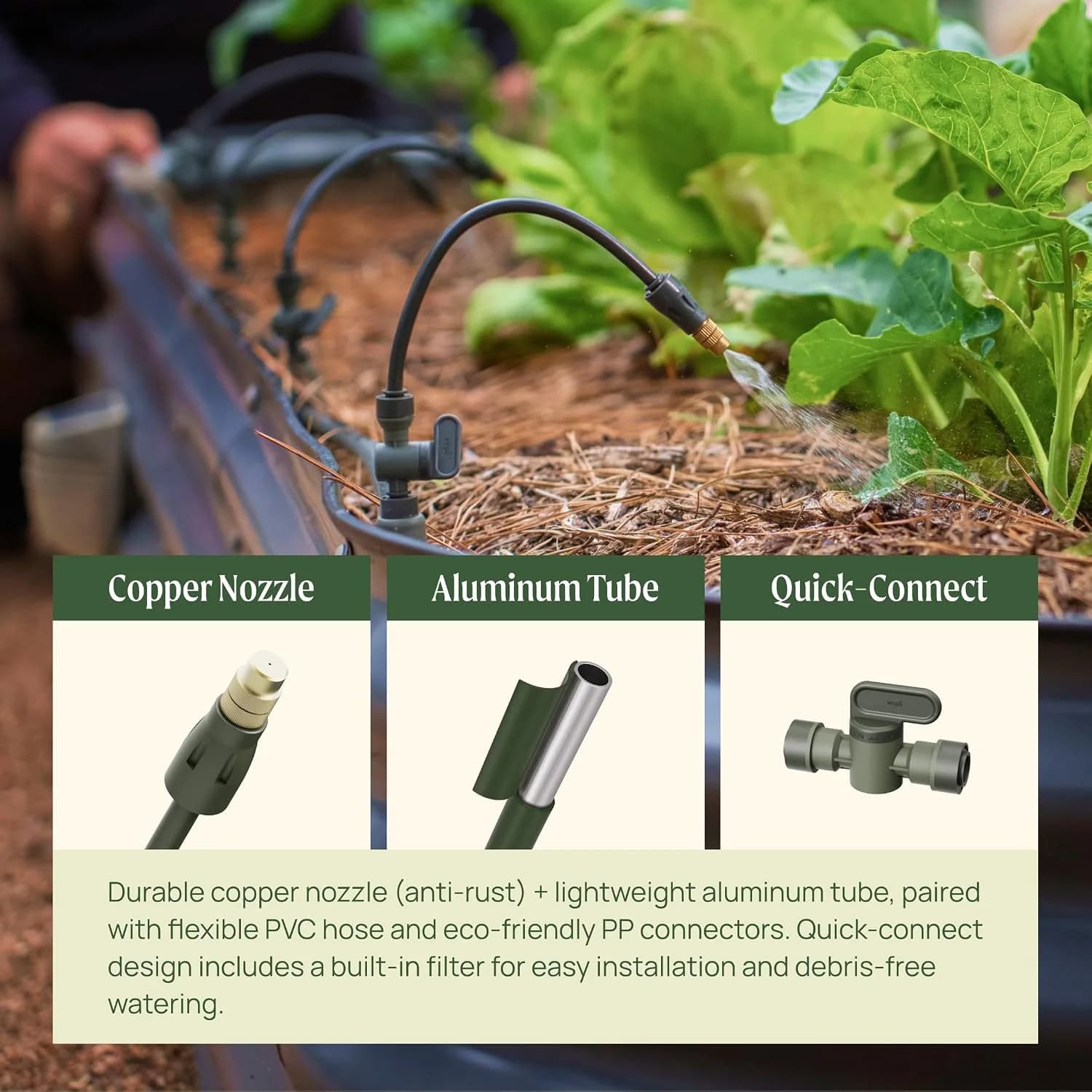 IrriNex 25 ft Drip Irrigation System Kit component view 4