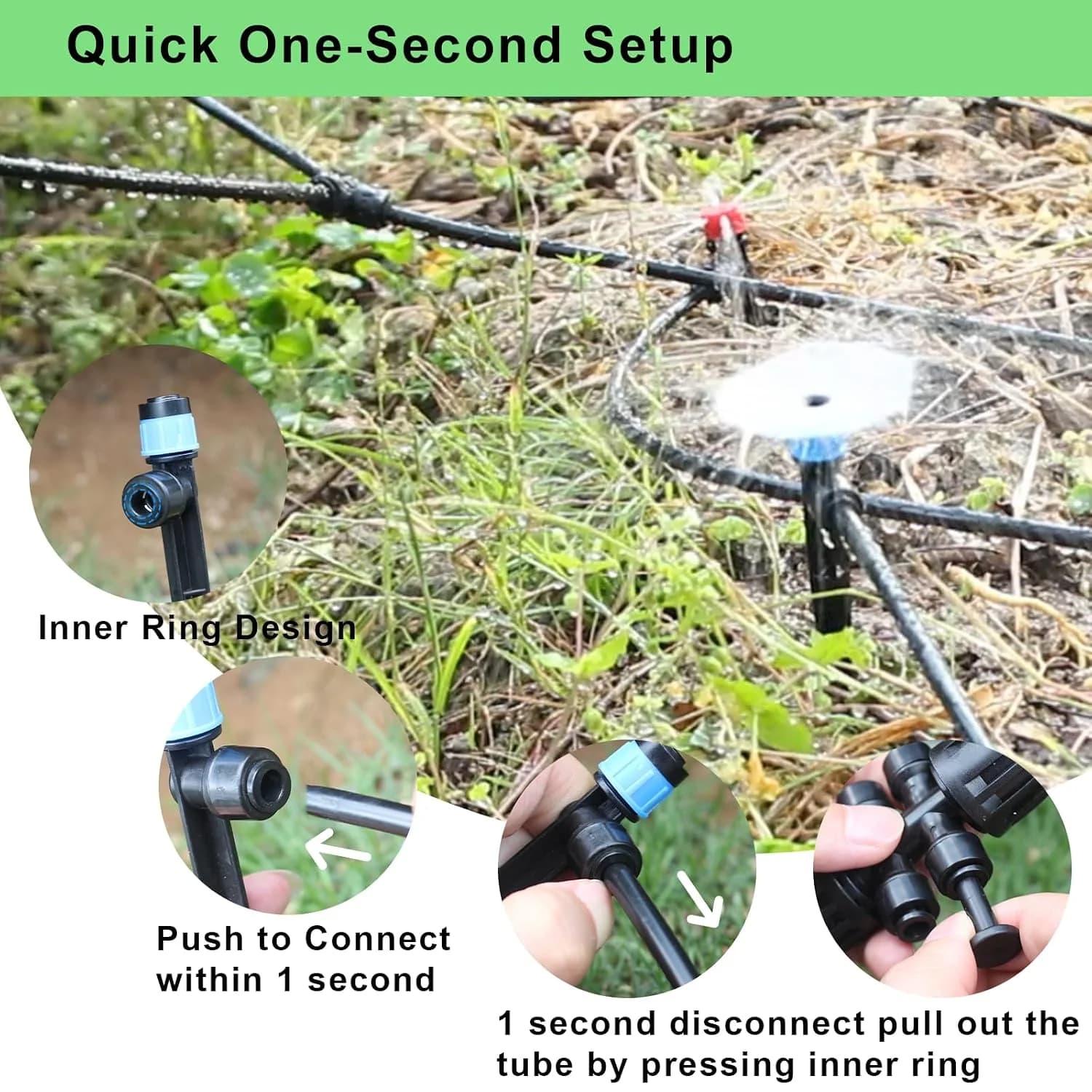 IrriNex 300 sq ft Drip Irrigation System Kit component view 3