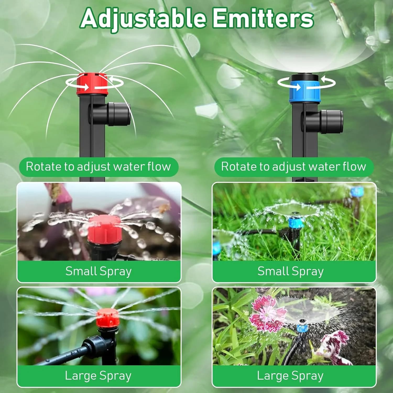 IrriNex 246 ft Drip Irrigation System Kit component view 3