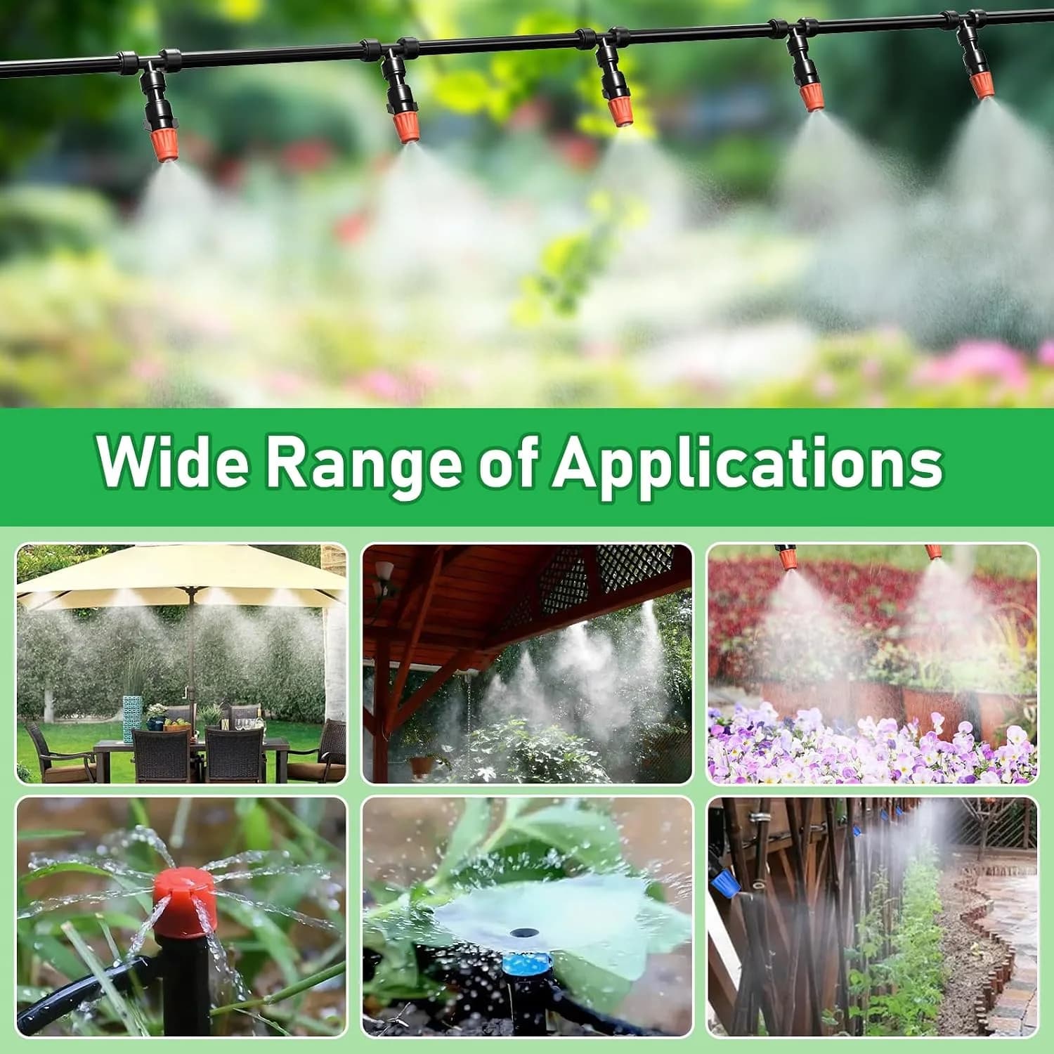 IrriNex 246 ft Drip Irrigation System Kit component view 6