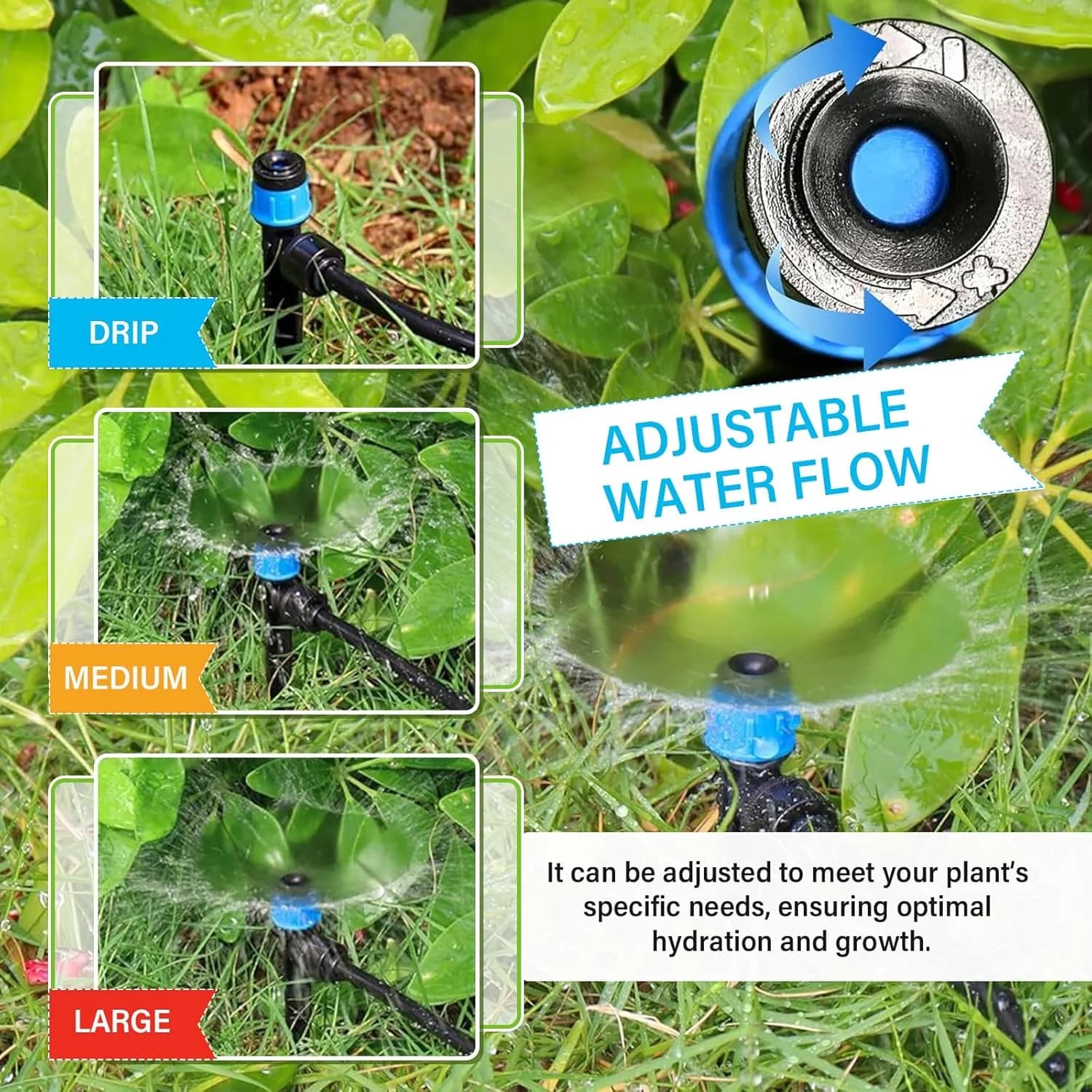 IrriNex 243 ft Drip Irrigation System Kit component view 5