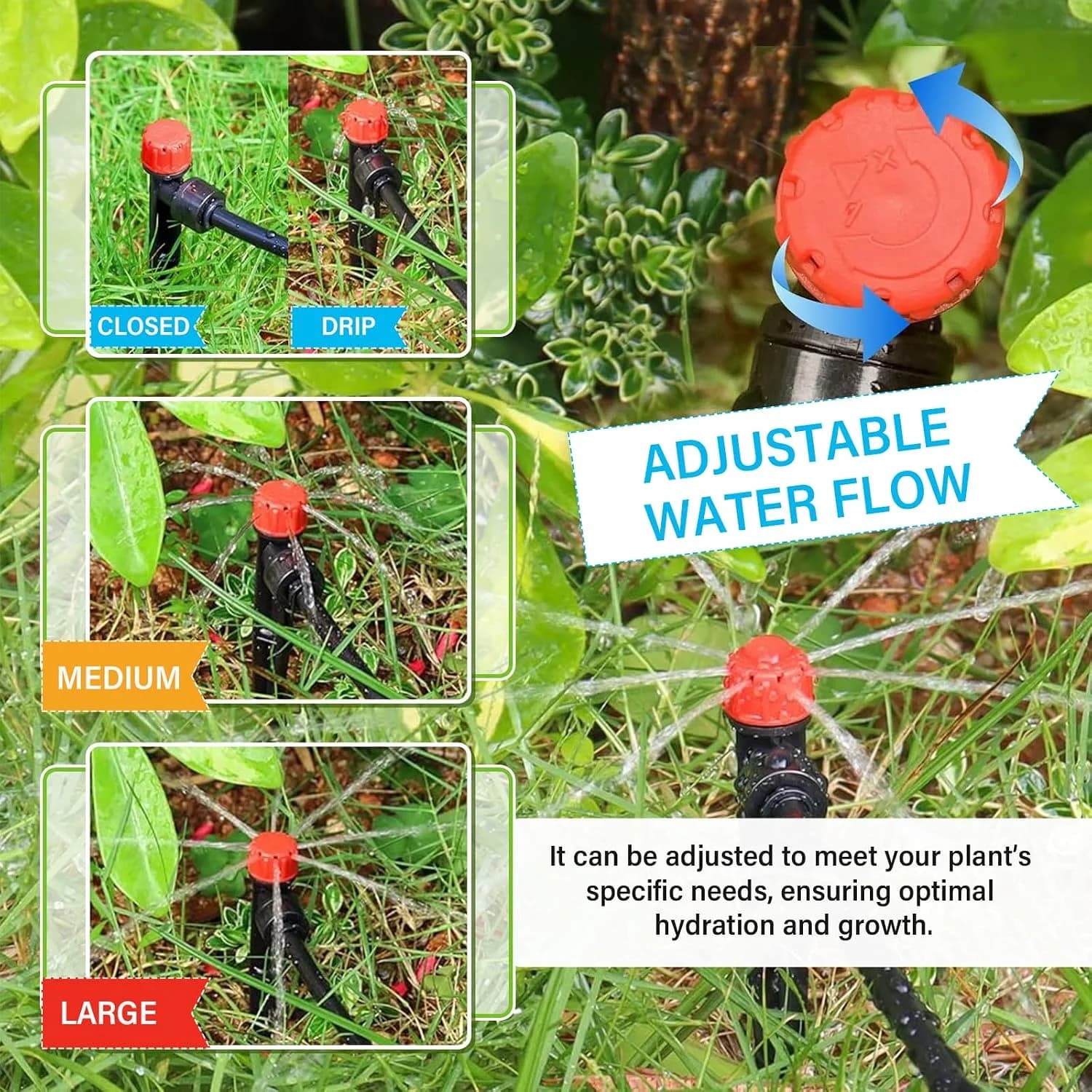 IrriNex 243 ft Drip Irrigation System Kit component view 6
