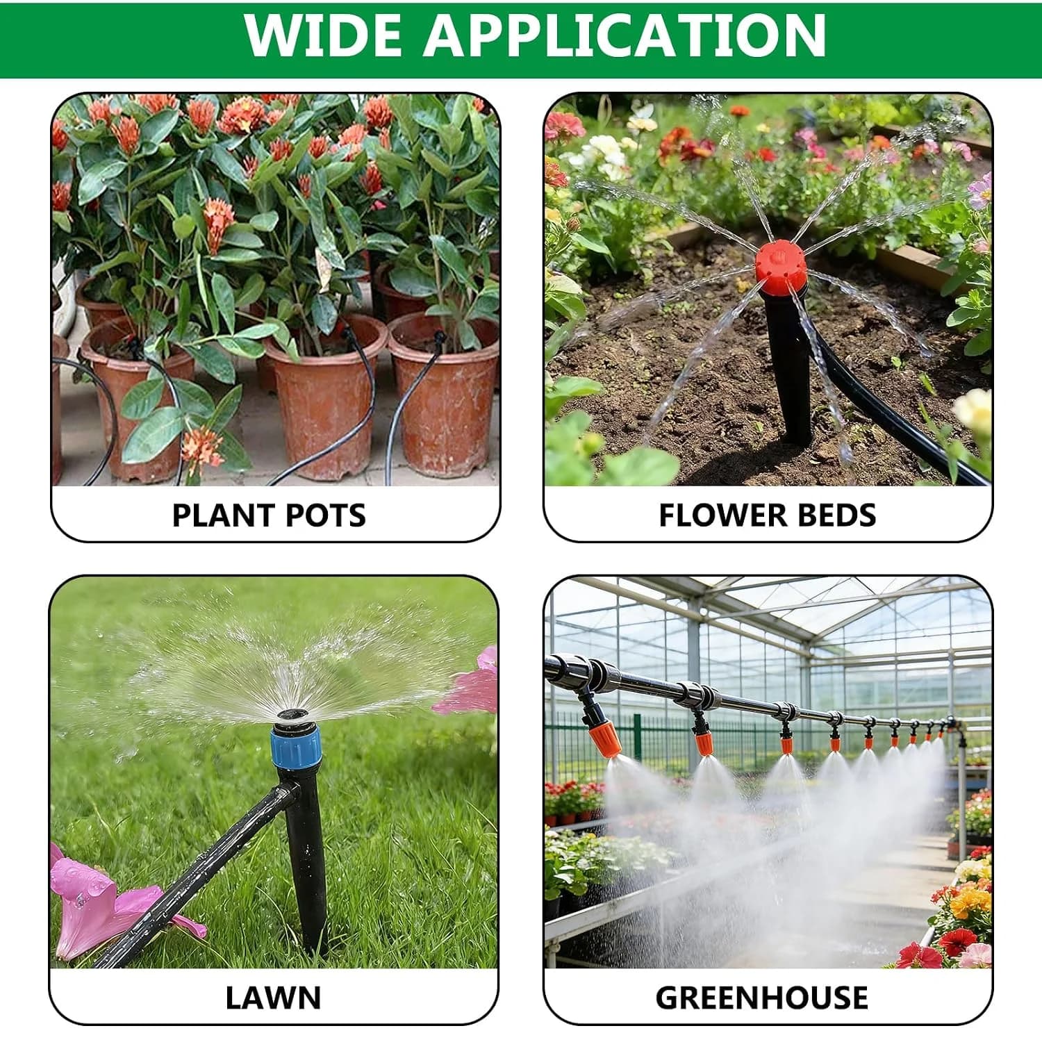 IrriNex 240 ft Drip Irrigation System Kit component view 6