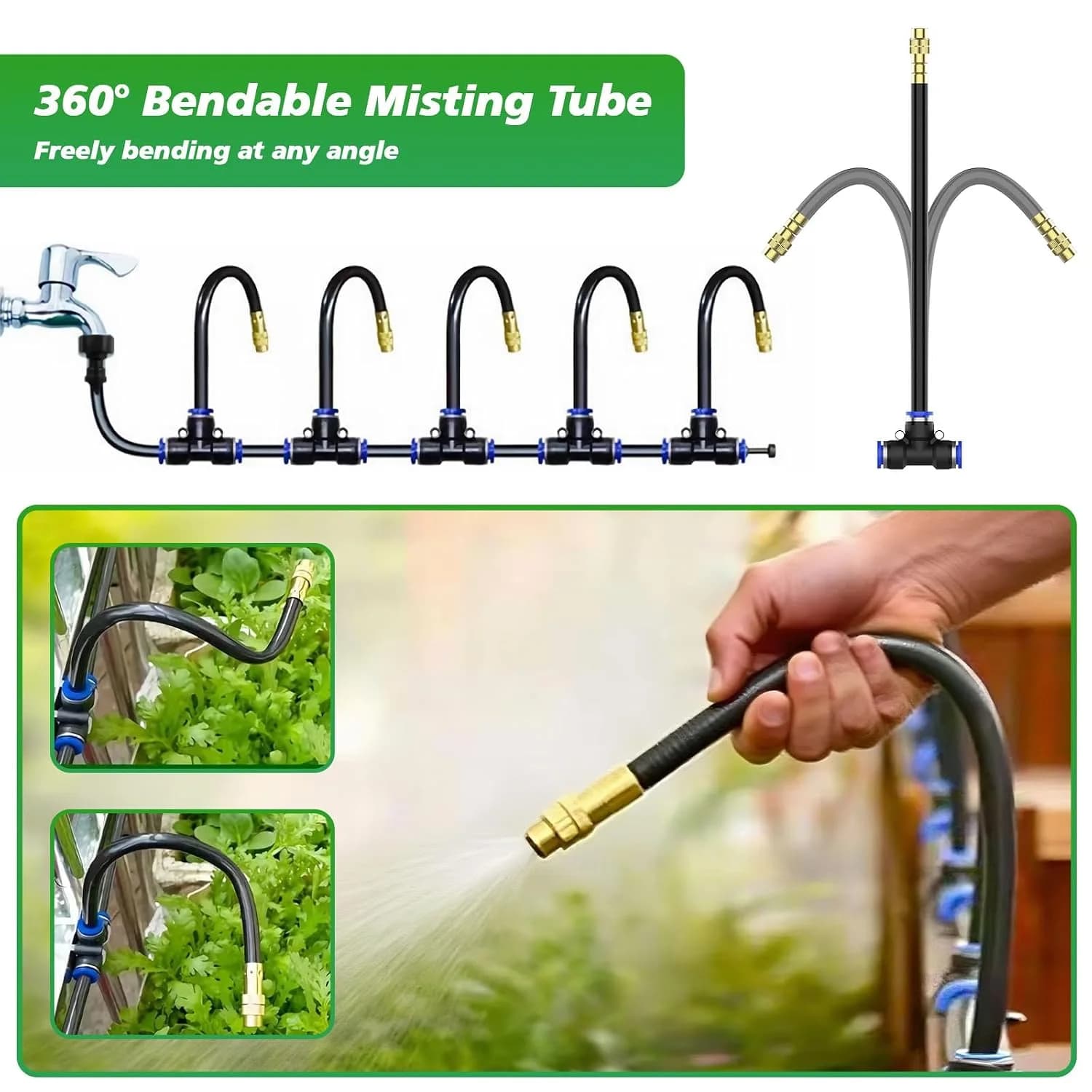 IrriNex 33 ft Drip Irrigation System Kit 50FT option view 2