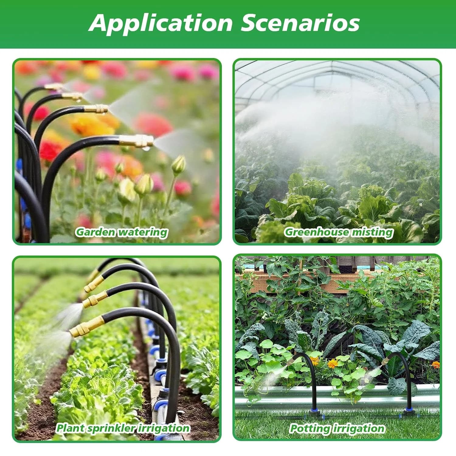 IrriNex 33 ft Drip Irrigation System Kit 50FT option view 7