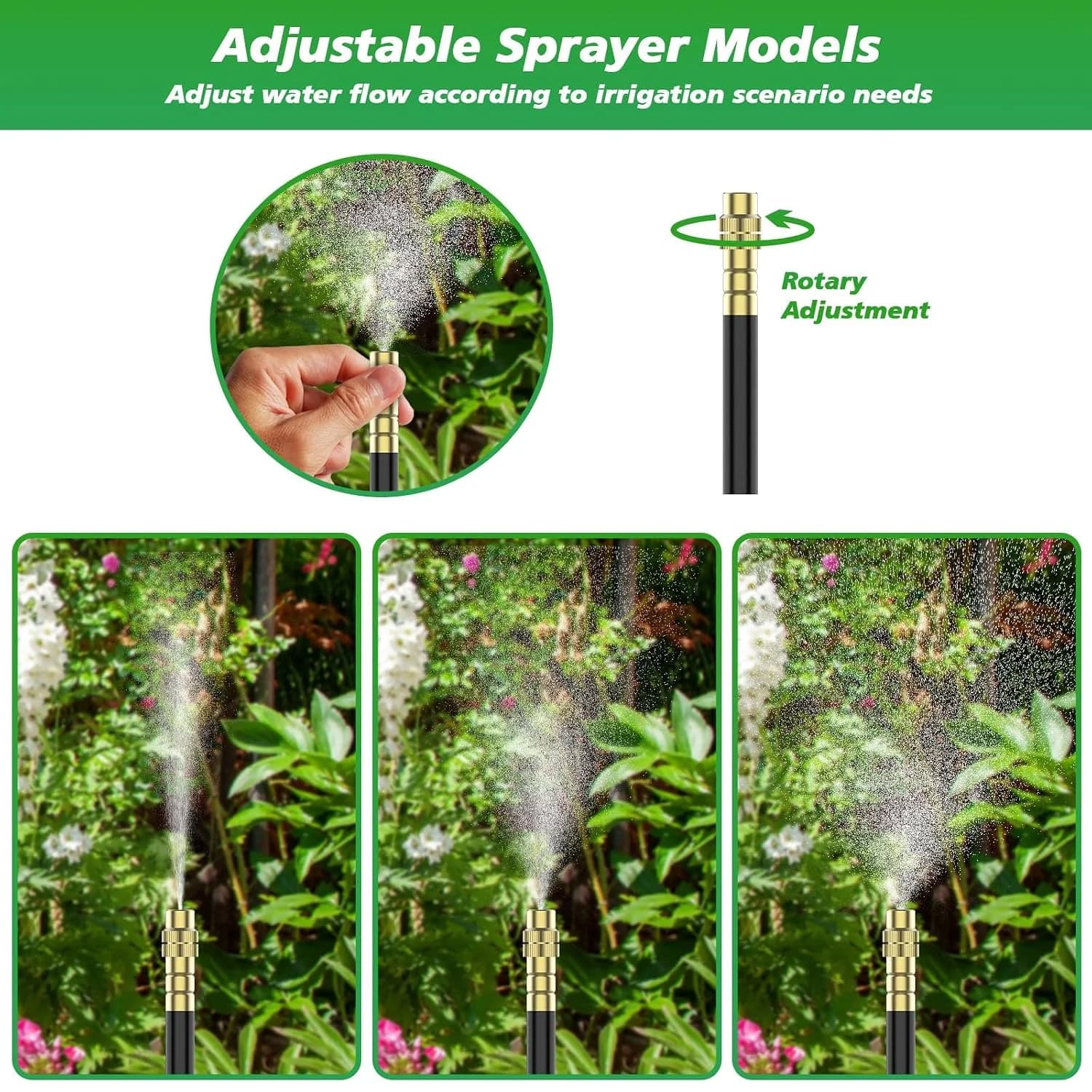 IrriNex 33 ft Drip Irrigation System Kit component view 3