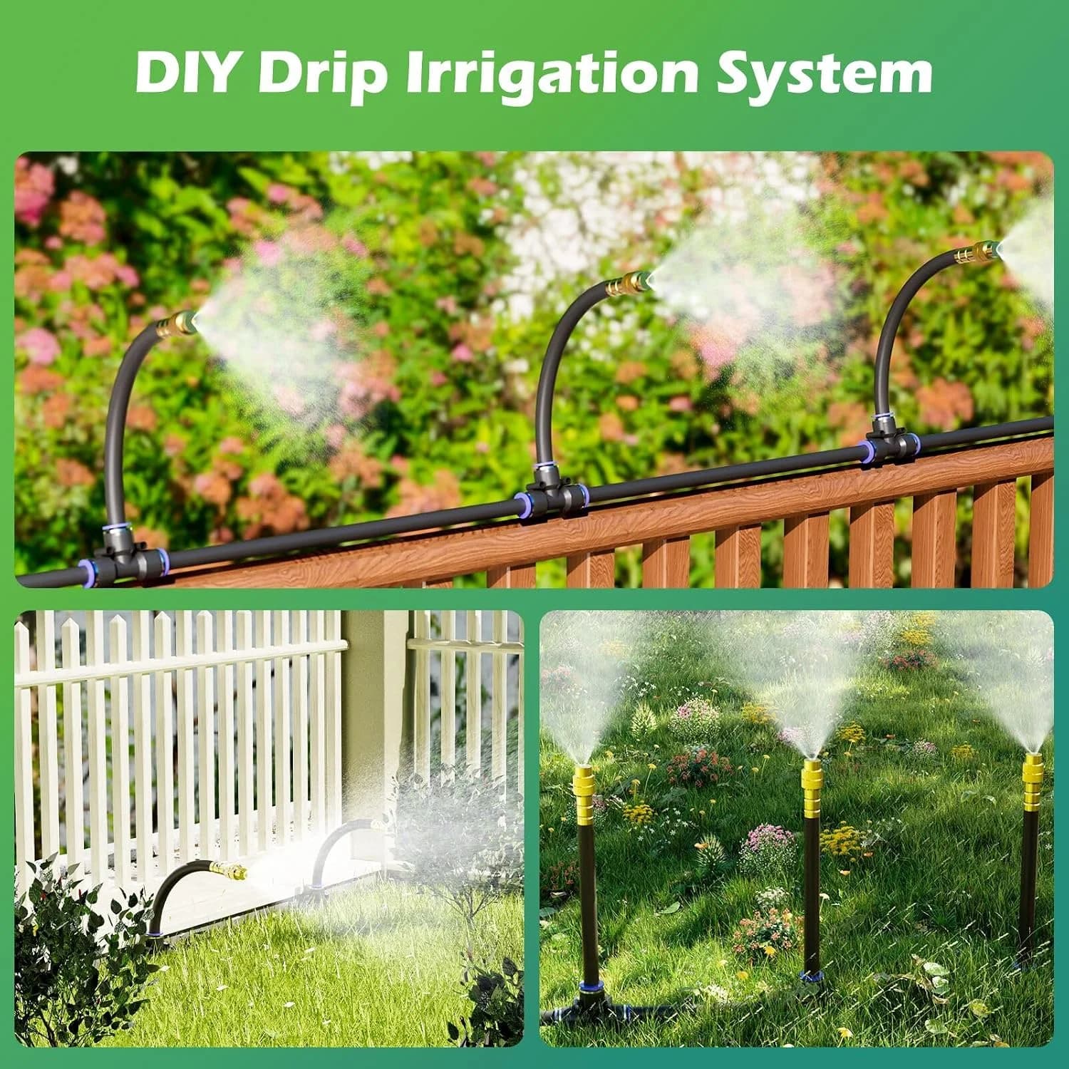 IrriNex 66 ft Garden Misting and Cooling Kit component view 7