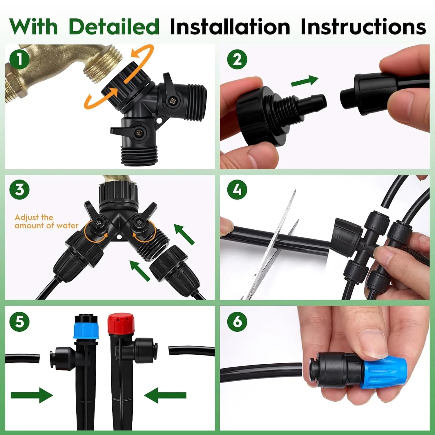 IrriNex 200 ft Drip Irrigation System Kit component view 6
