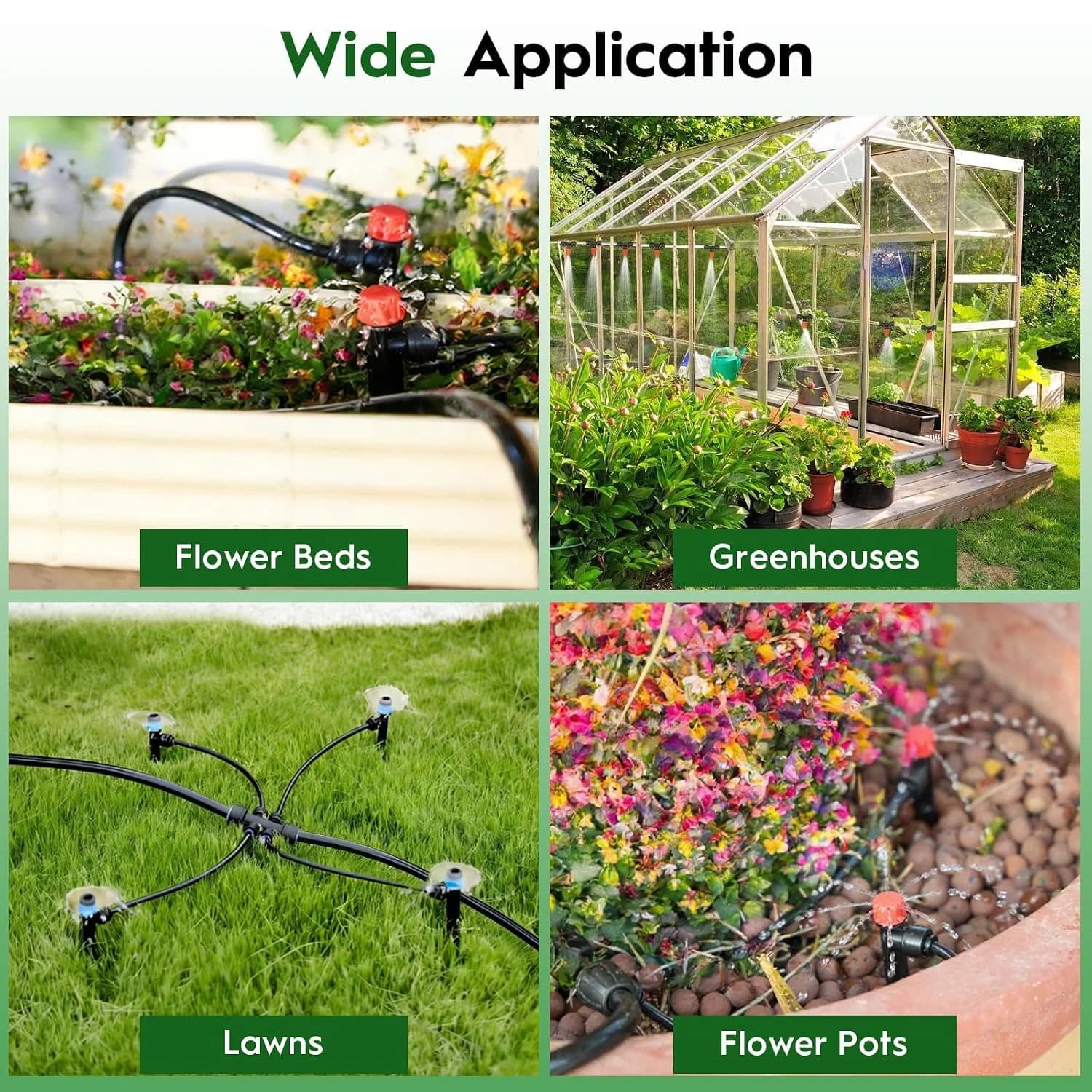 IrriNex 200 ft Drip Irrigation System Kit 160 FT option view 3
