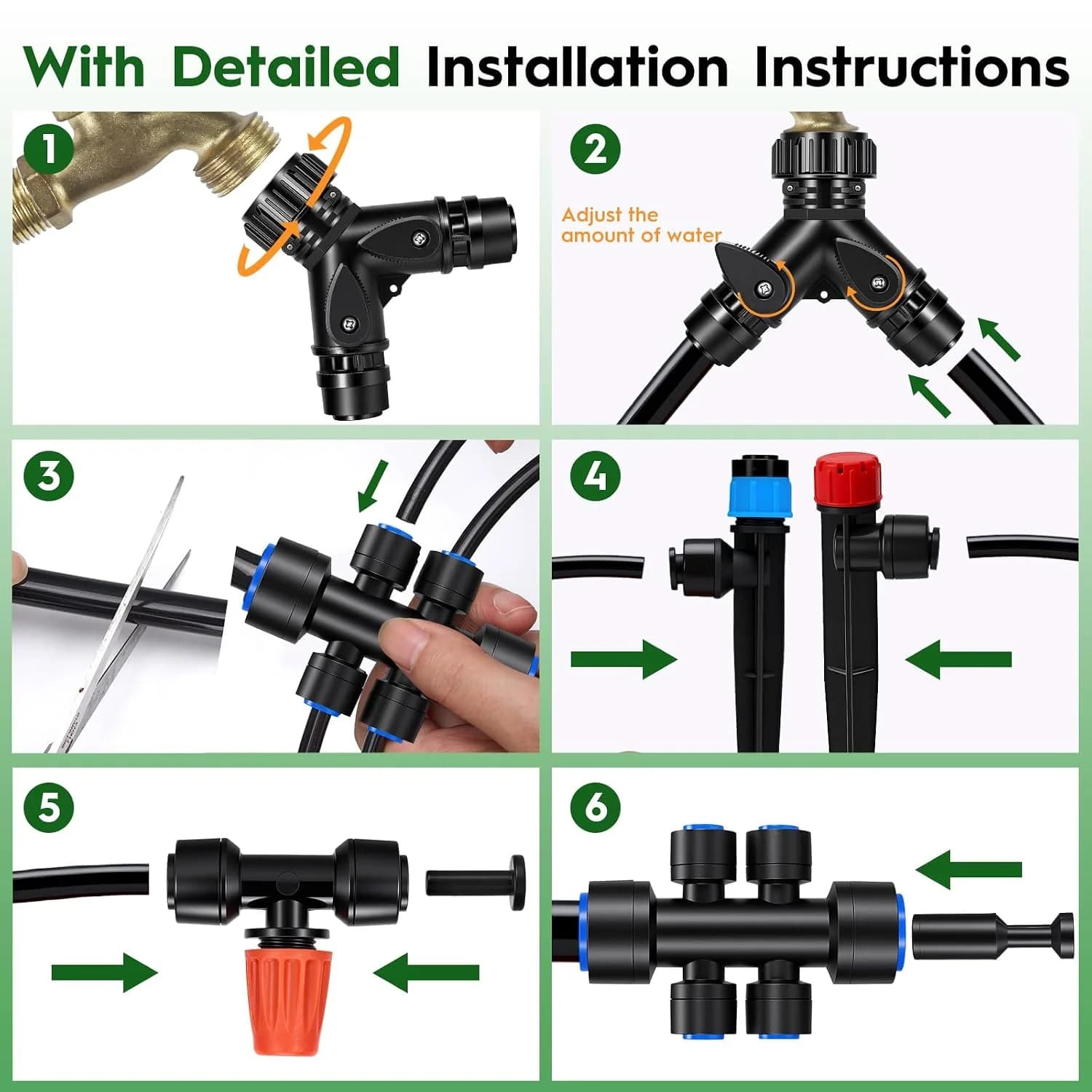 IrriNex 200 ft Drip Irrigation System Kit 160 FT option view 5