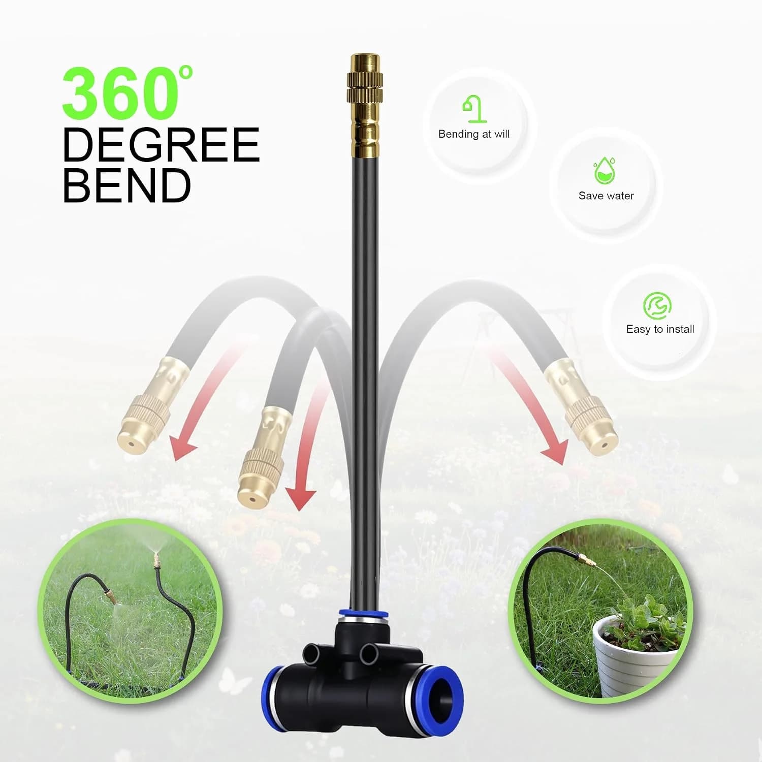 IrriNex 50 ft Drip Irrigation System Kit component view 4