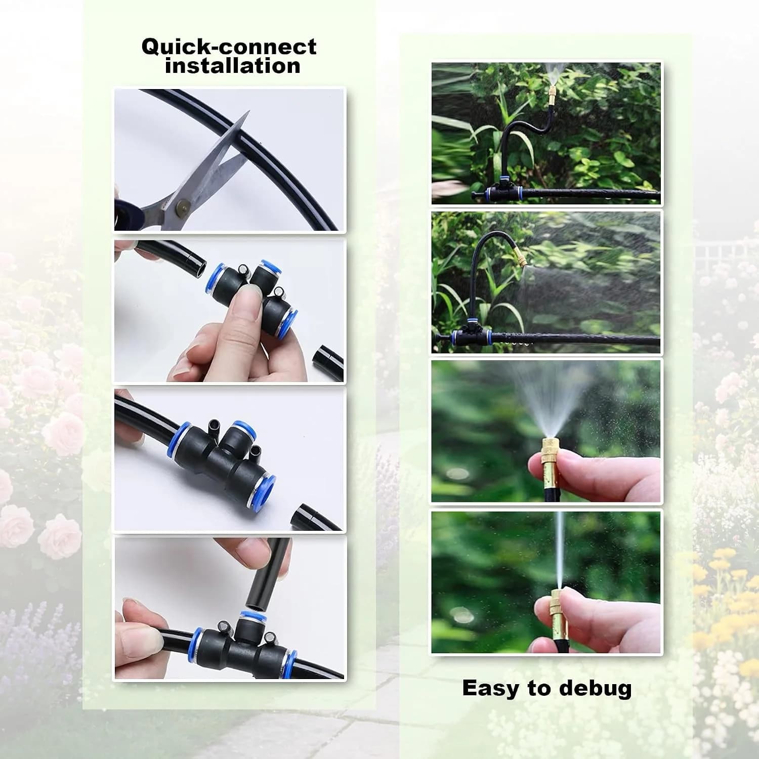 IrriNex 50 ft Drip Irrigation System Kit component view 6