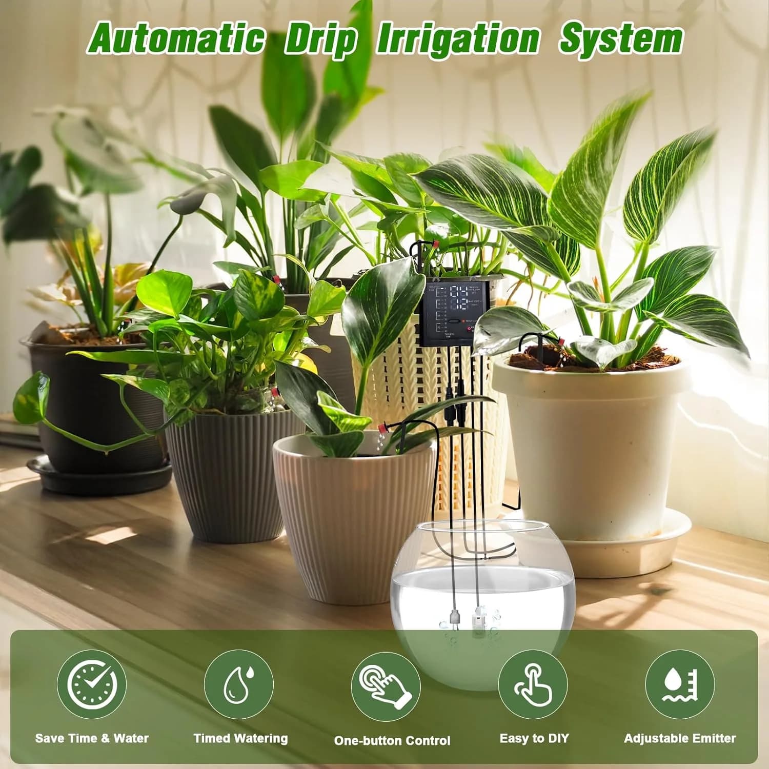 IrriNex Indoor Automatic Plant Watering Kit component view 2
