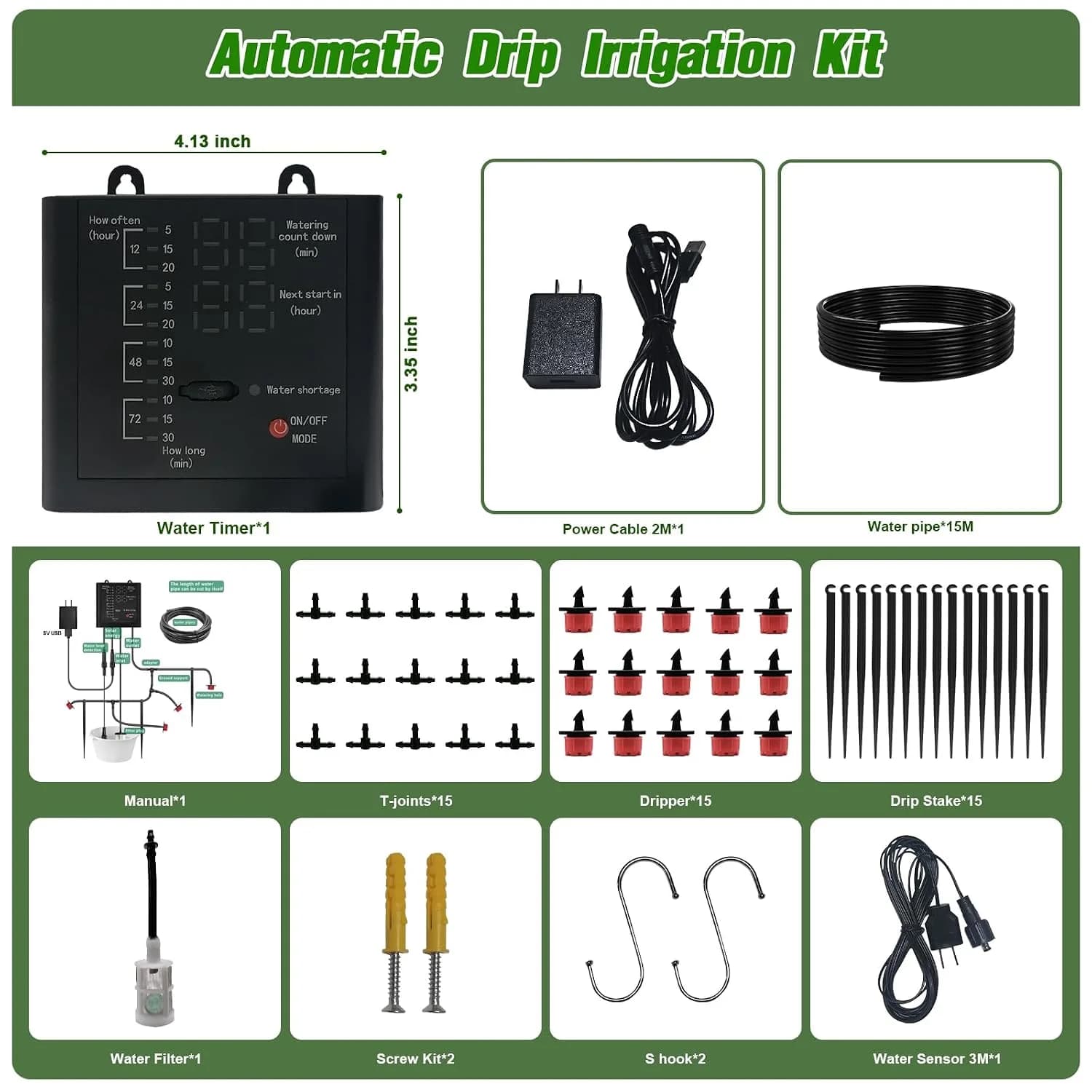 IrriNex Indoor Automatic Plant Watering Kit component view 8