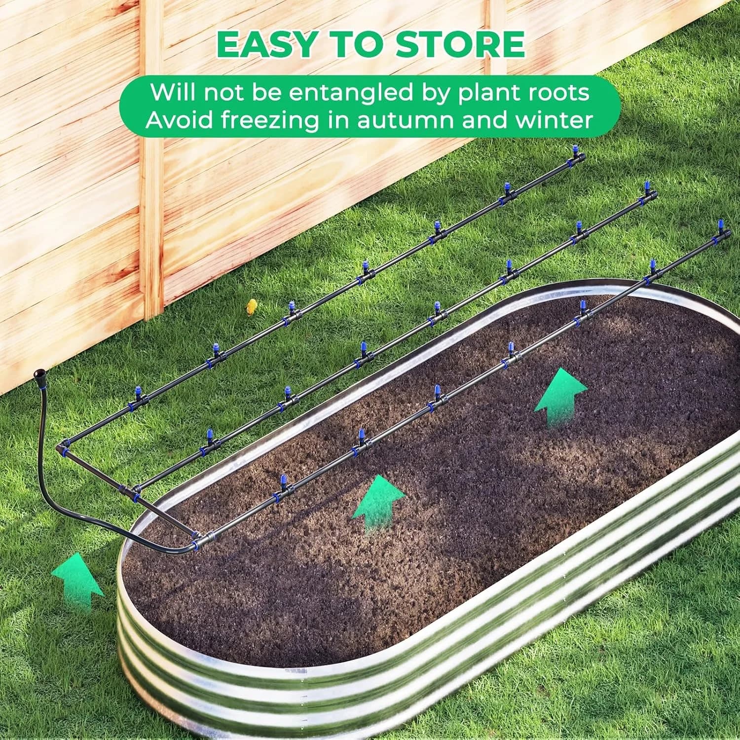 IrriNex 8 ft Raised-Bed Drip Irrigation Kit component view 4
