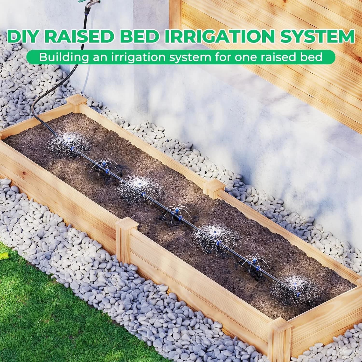 IrriNex 8 ft Raised-Bed Drip Irrigation Kit component view 8