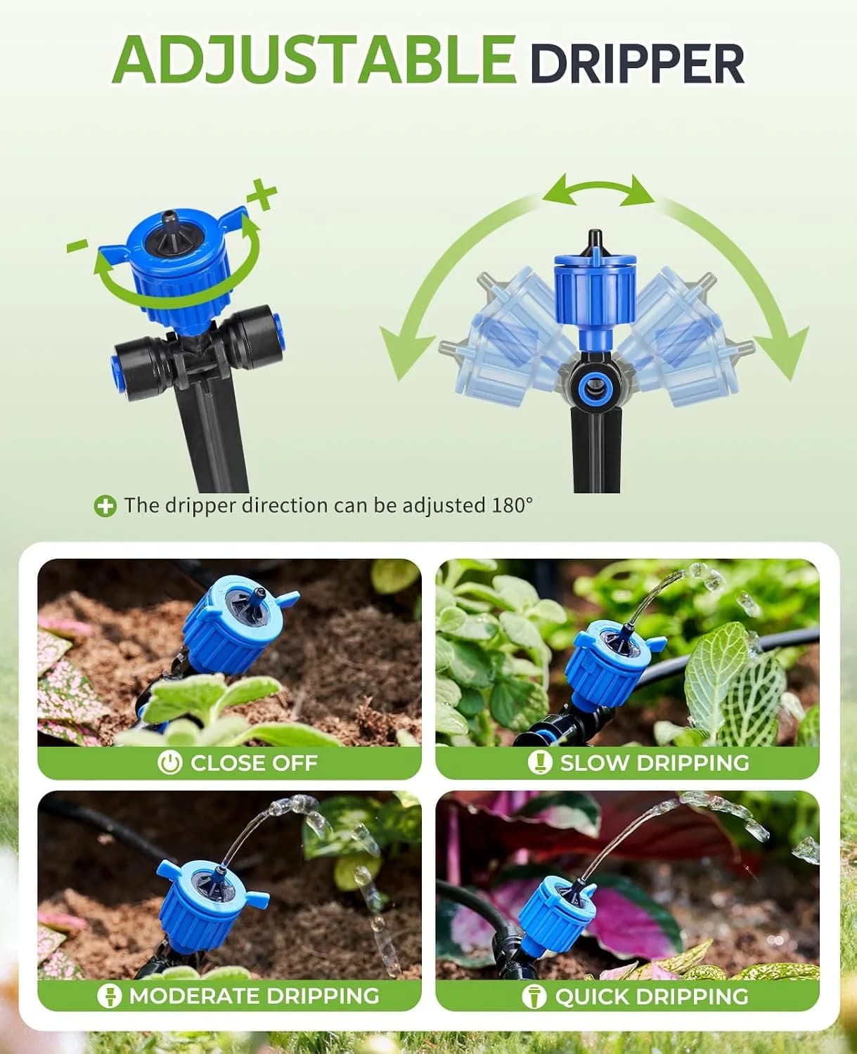 IrriNex 50 ft Drip Irrigation System Kit component view 4