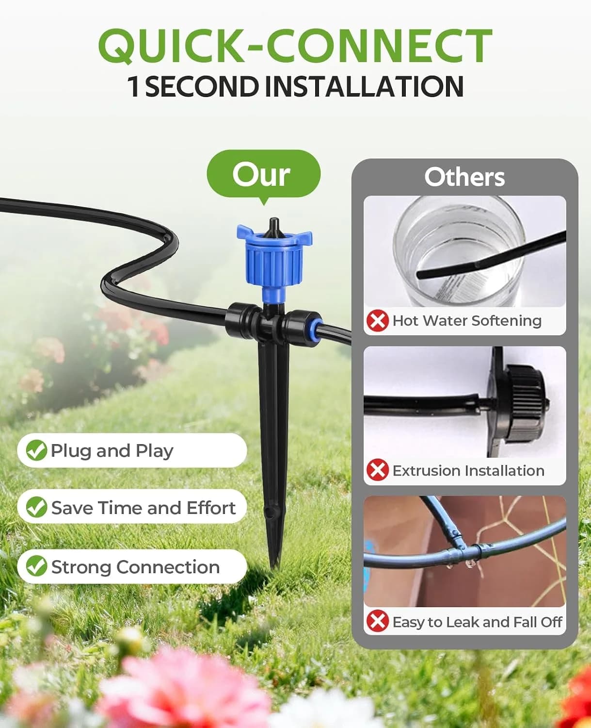 IrriNex 50 ft Drip Irrigation System Kit component view 5