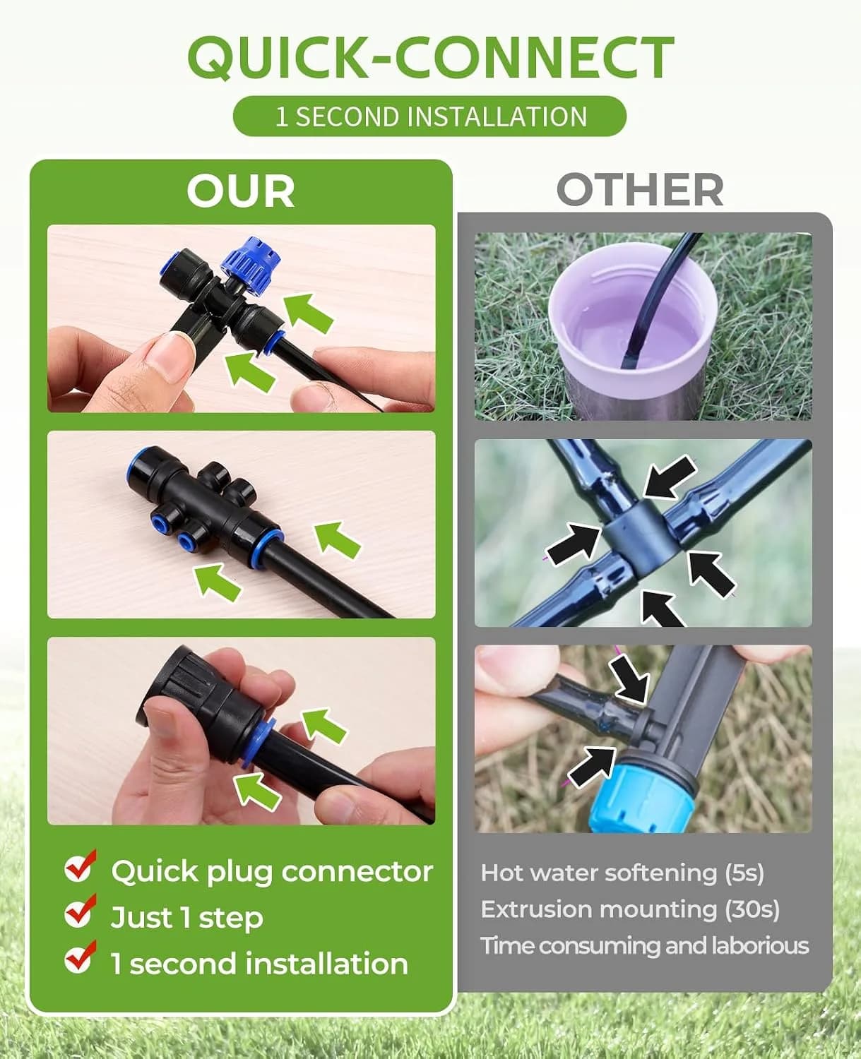 IrriNex 50 ft Drip Irrigation System Kit component view 5