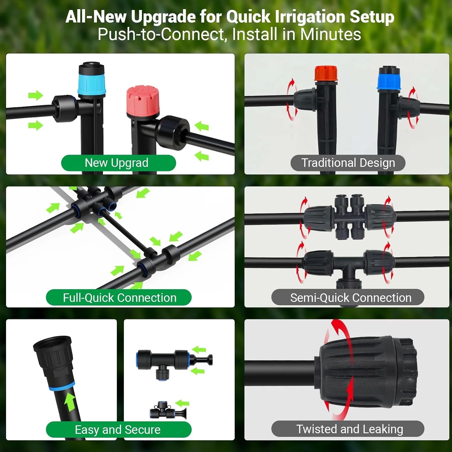 IrriNex 100 ft Drip Irrigation System Kit component view 3