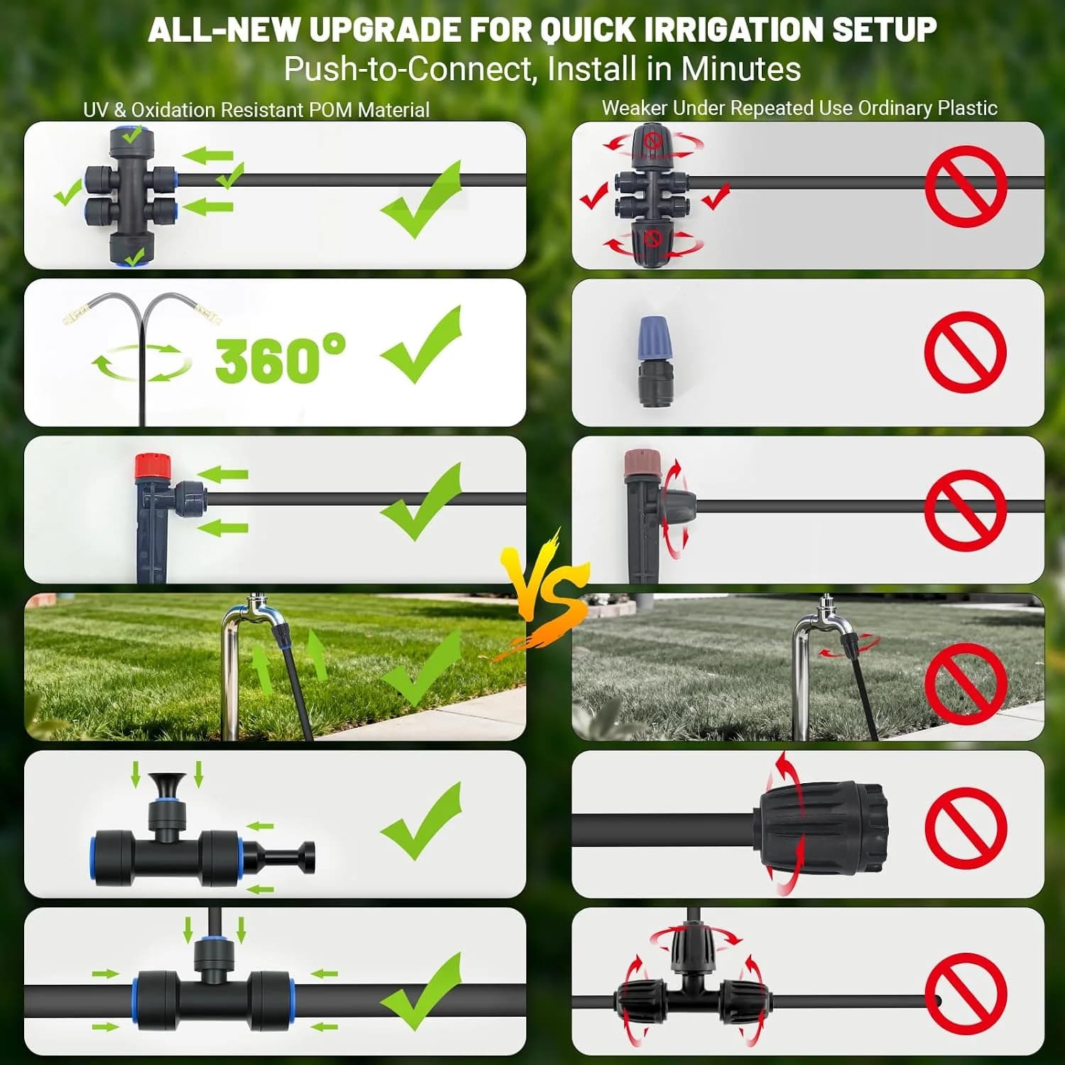 IrriNex 100 ft Drip Irrigation System Kit component view 3