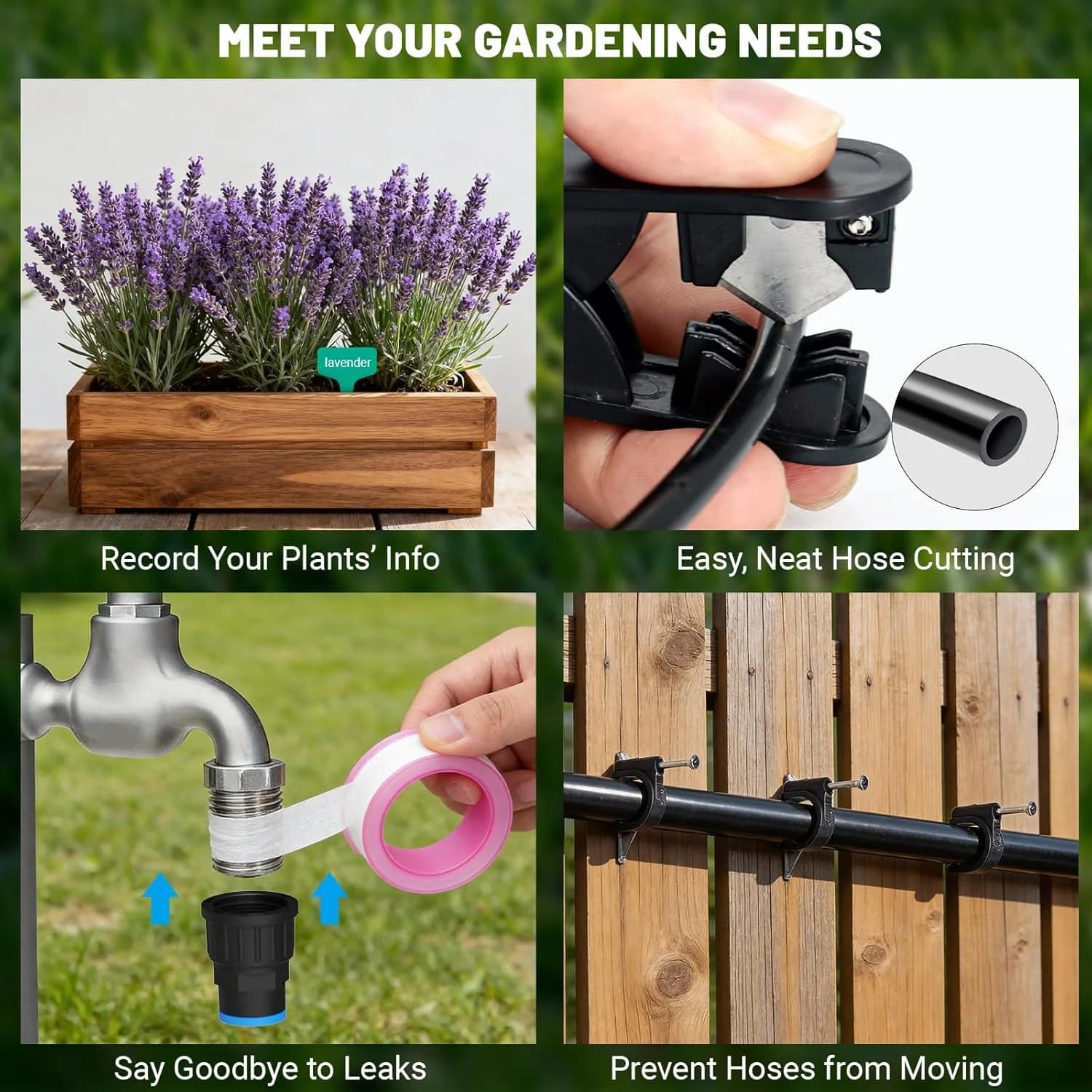 IrriNex 230 ft Garden Misting and Cooling Kit component view 6