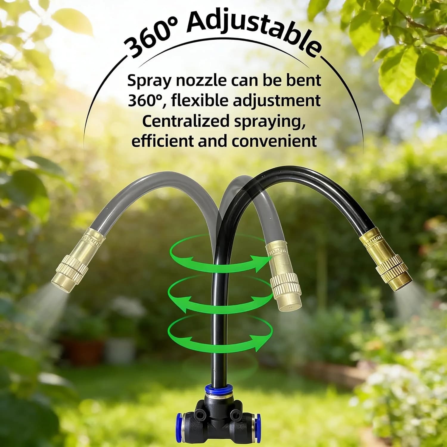 IrriNex 230 ft Garden Misting and Cooling Kit component view 7