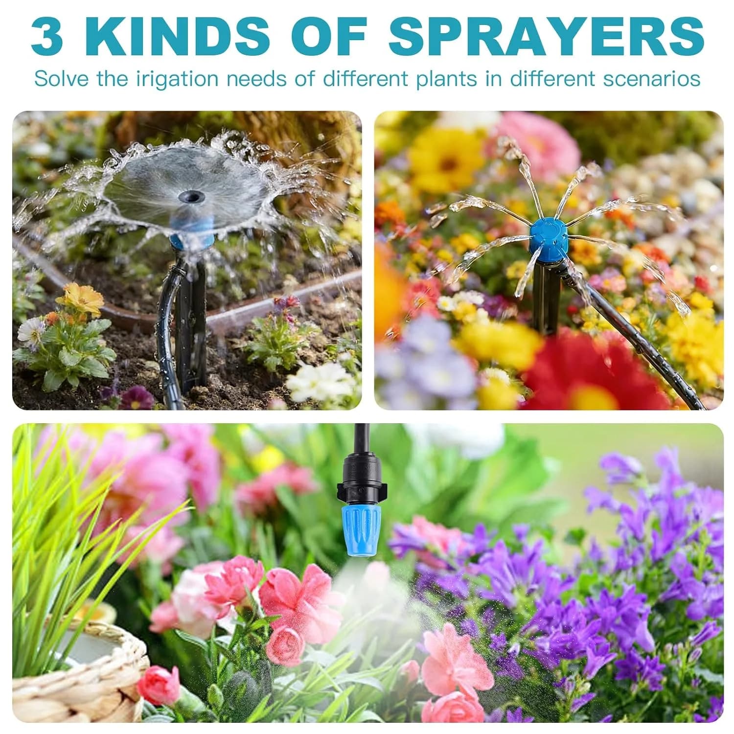 IrriNex 230 ft Garden Misting and Cooling Kit component view 2