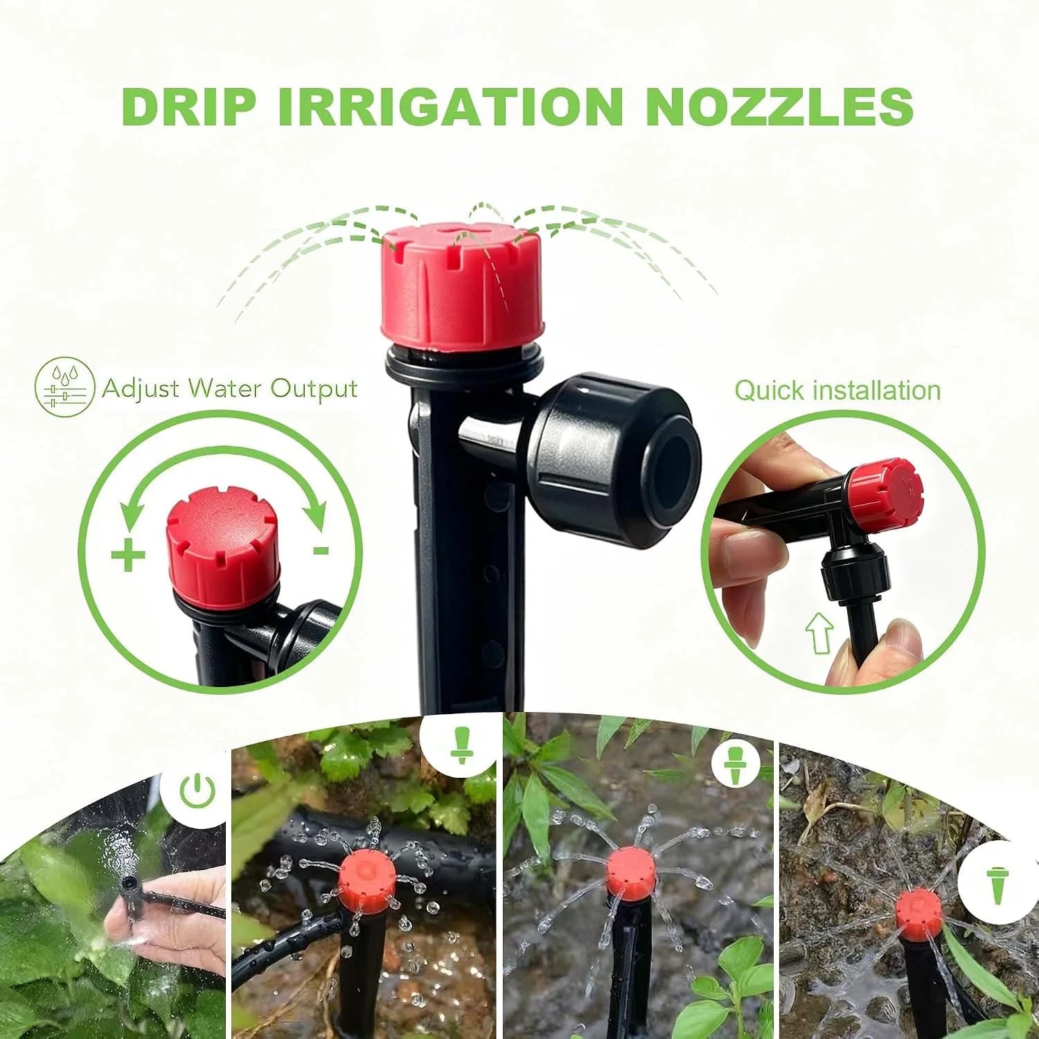 IrriNex 33 ft Drip Irrigation System Kit component view 2