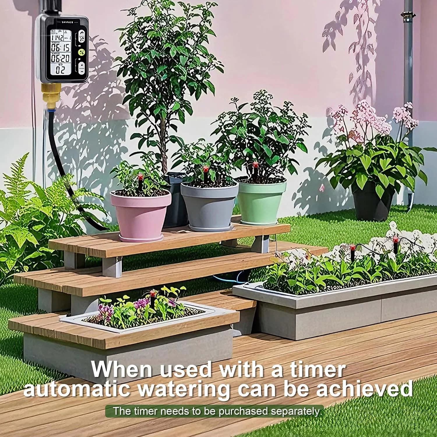 IrriNex 33 ft Drip Irrigation System Kit component view 6