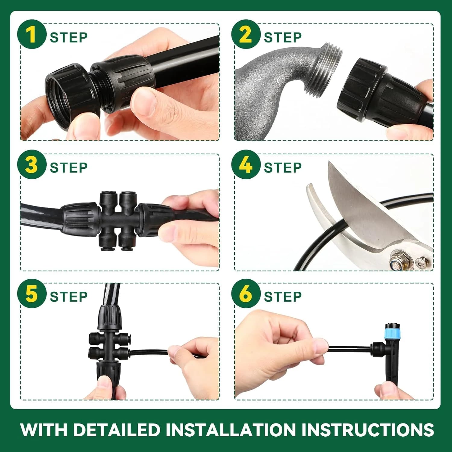 IrriNex 233 ft Drip Irrigation System Kit component view 7