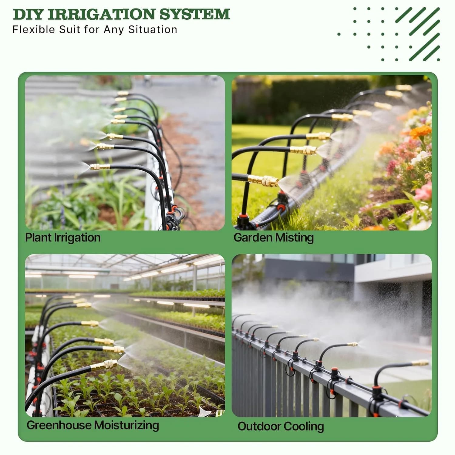 IrriNex 50 ft Drip Irrigation System Kit component view 6
