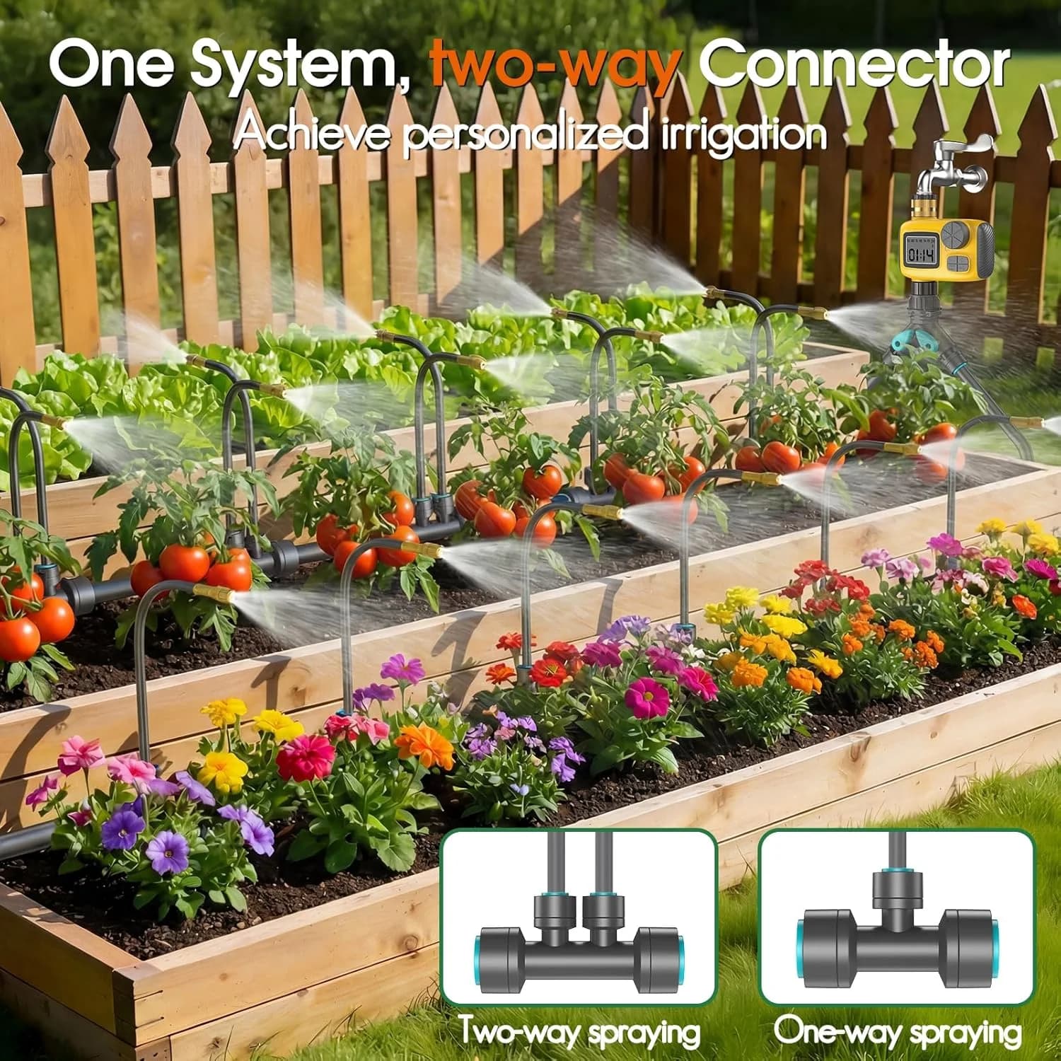 IrriNex 98 ft Drip Irrigation System Kit component view 2