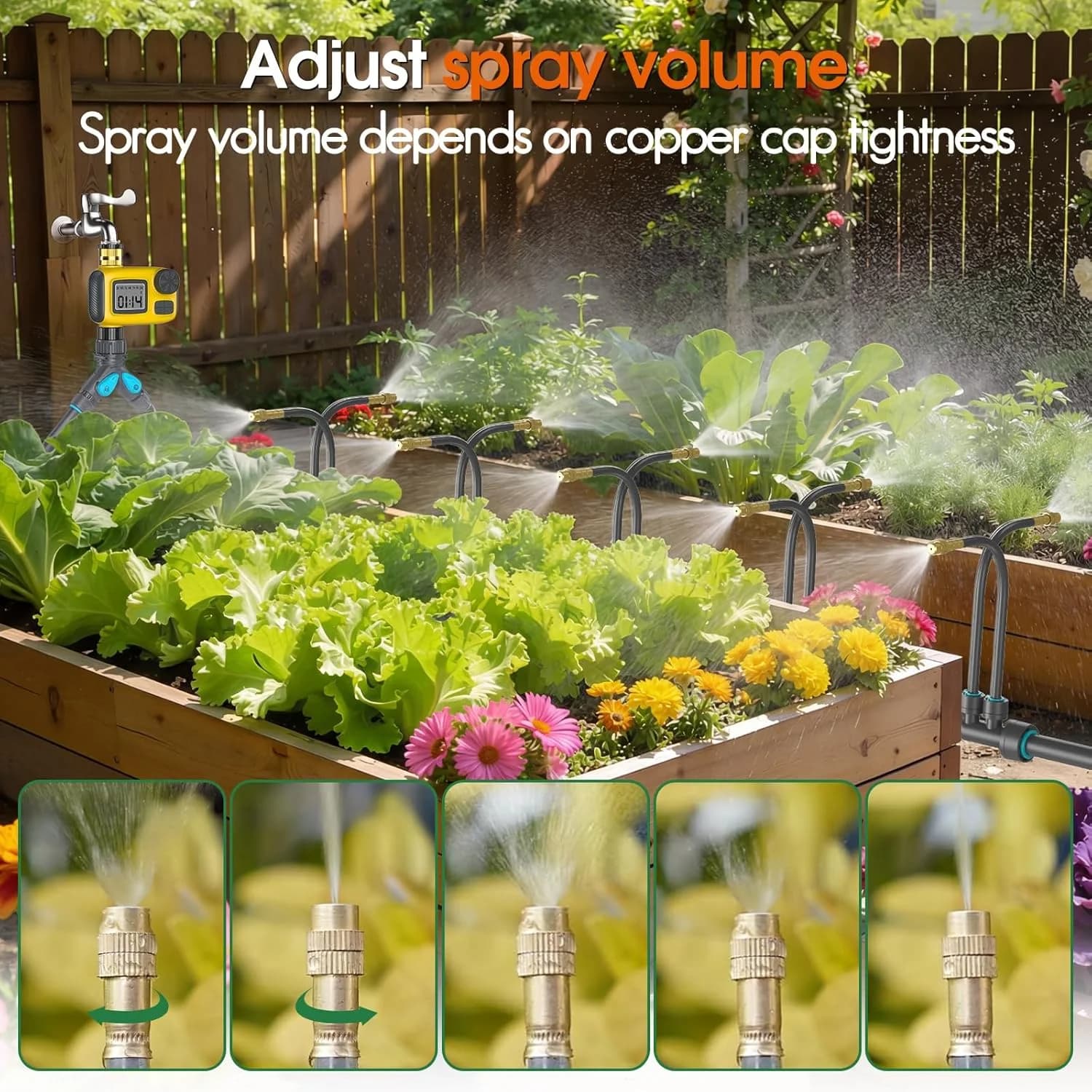 IrriNex 98 ft Drip Irrigation System Kit component view 5