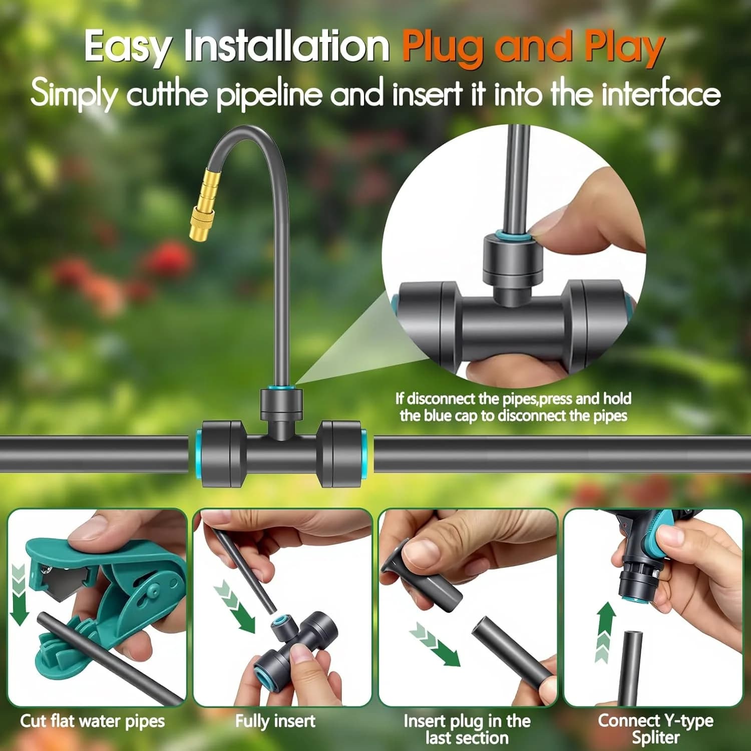 IrriNex 98 ft Drip Irrigation System Kit component view 6
