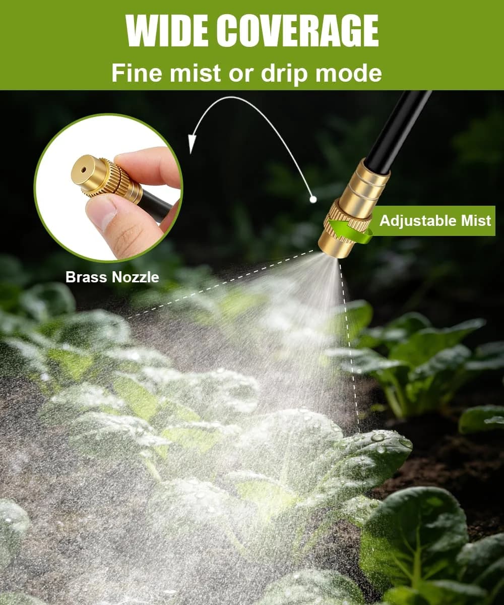 IrriNex 52 ft Garden Misting and Cooling Kit component view 3