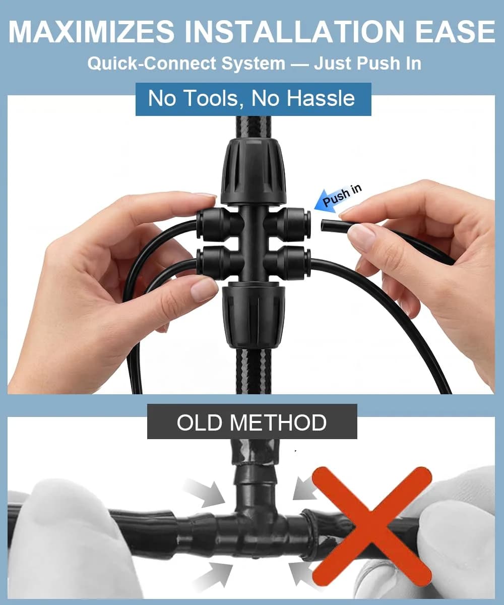 IrriNex 300 sq ft Drip Irrigation System Kit component view 2