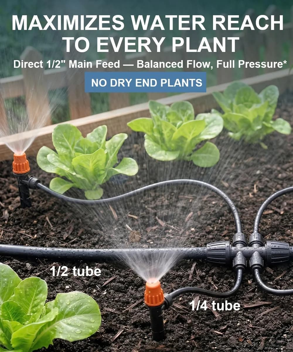 IrriNex 300 sq ft Drip Irrigation System Kit component view 3