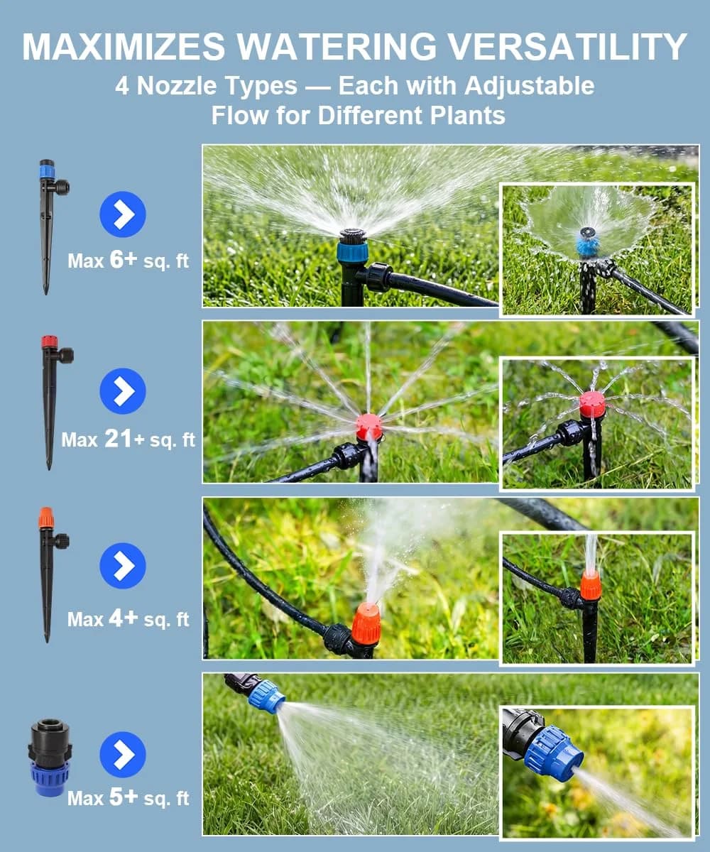 IrriNex 300 sq ft Drip Irrigation System Kit component view 5