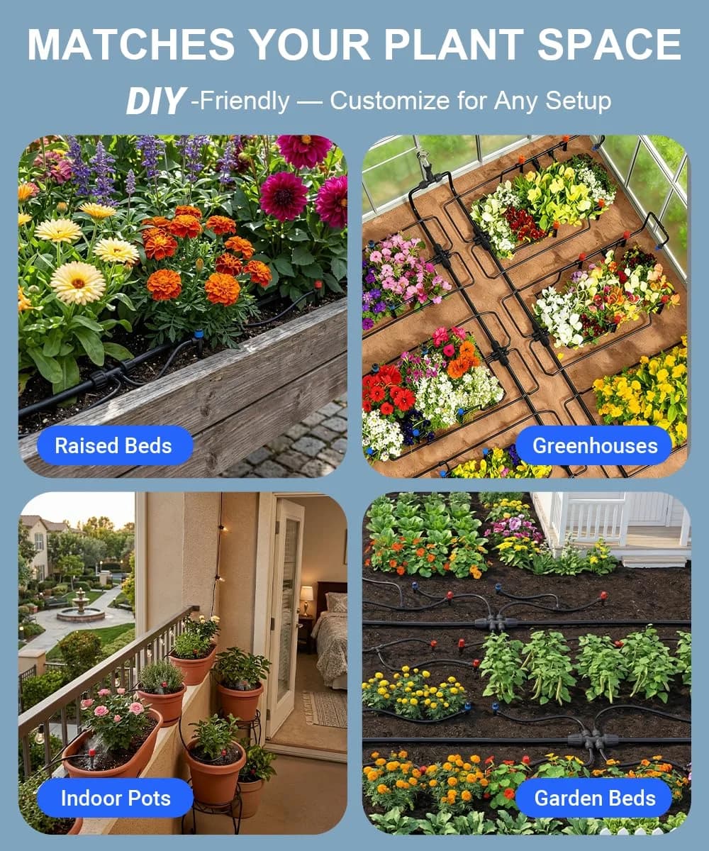 IrriNex 300 sq ft Drip Irrigation System Kit component view 6