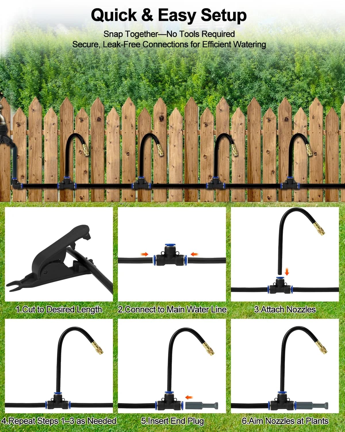 IrriNex 200 ft Drip Irrigation System Kit component view 5