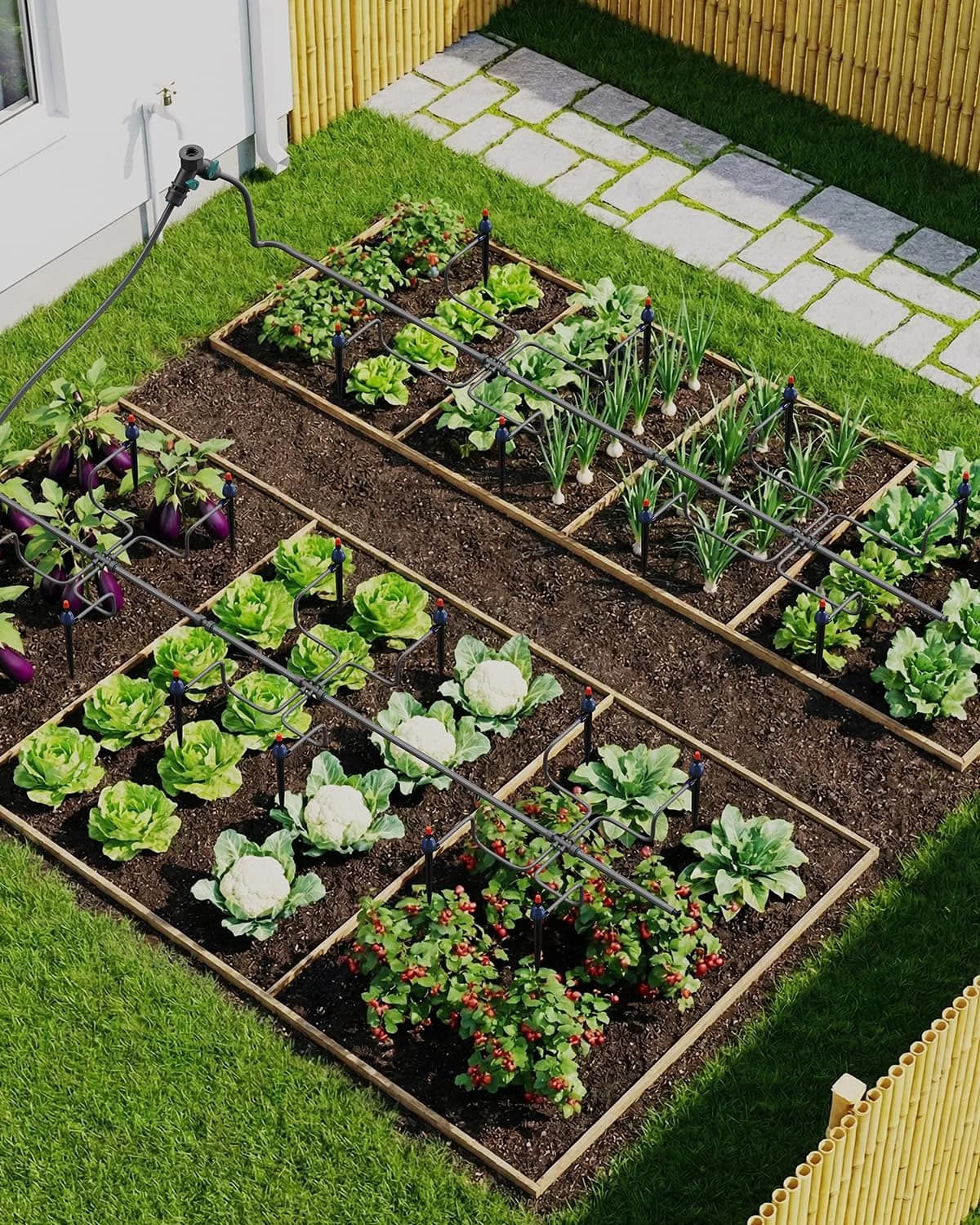 IrriNex 100 ft Drip Irrigation System Kit component view 2