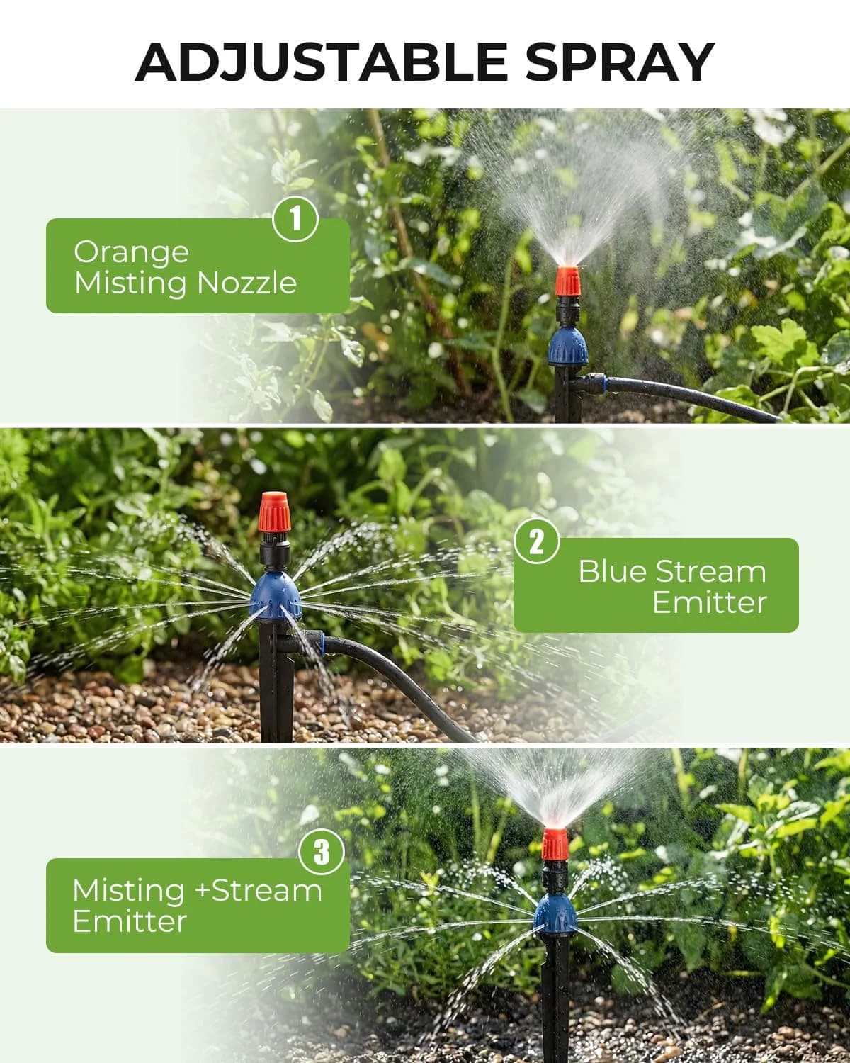 IrriNex 100 ft Drip Irrigation System Kit component view 3