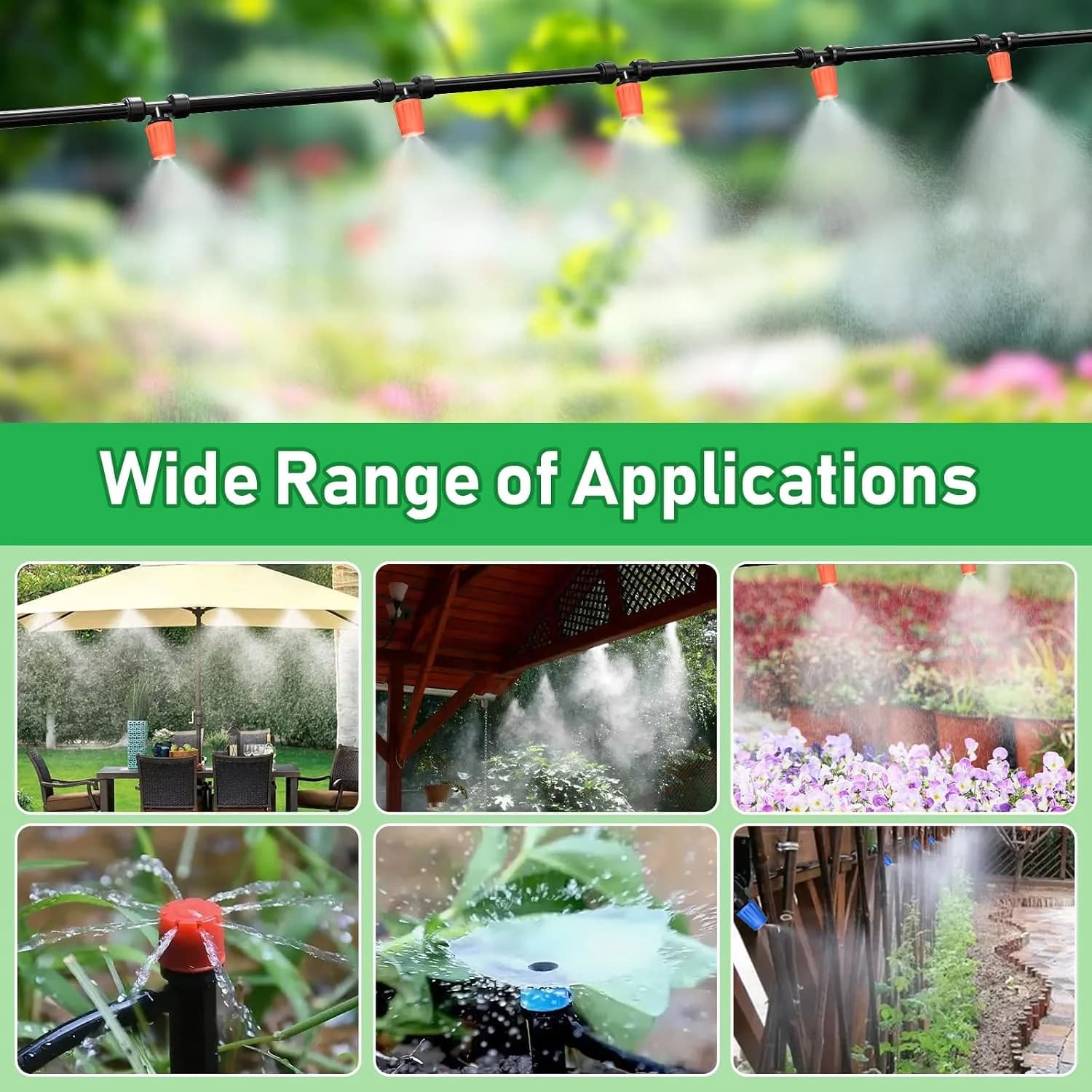 IrriNex 125 ft Drip Irrigation System Kit component view 8
