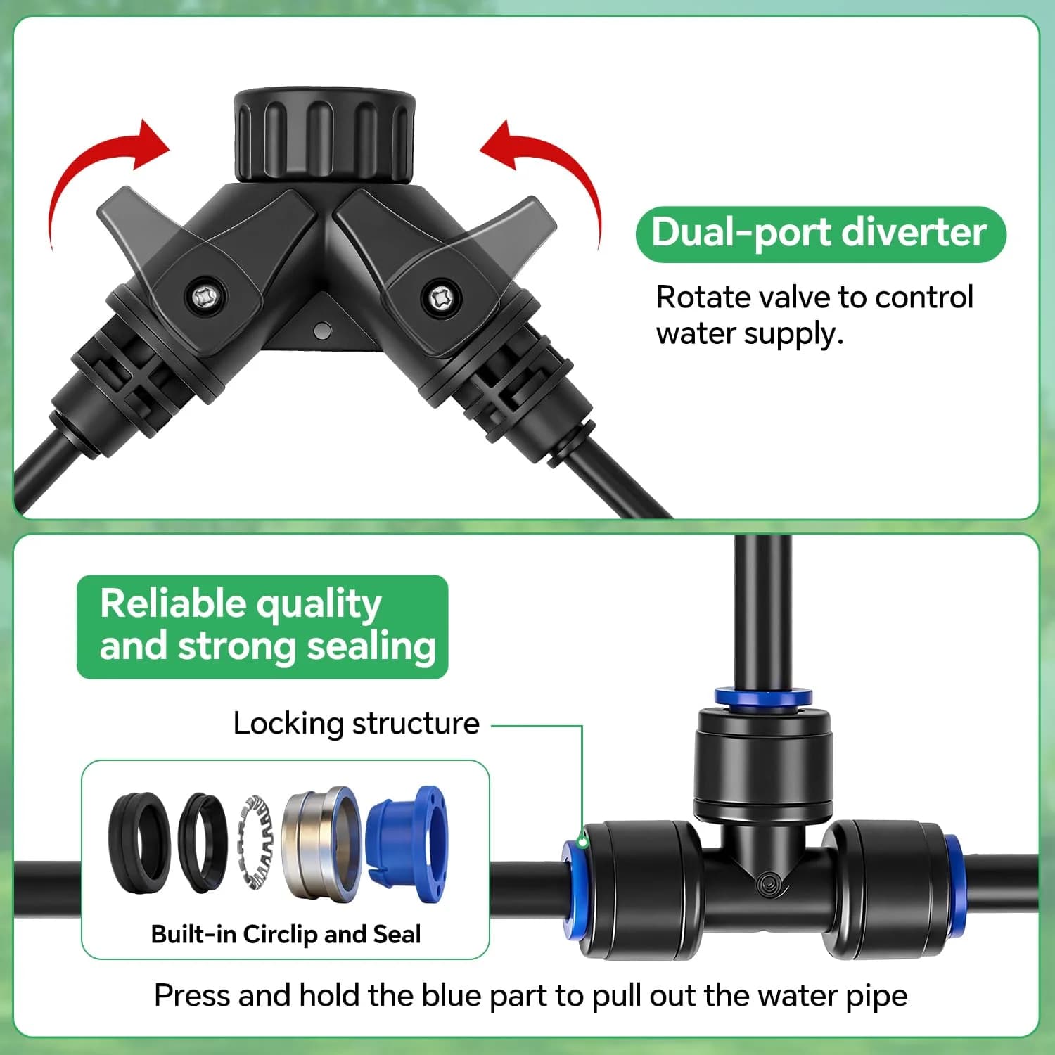 IrriNex 120 ft Drip Irrigation System Kit component view 4